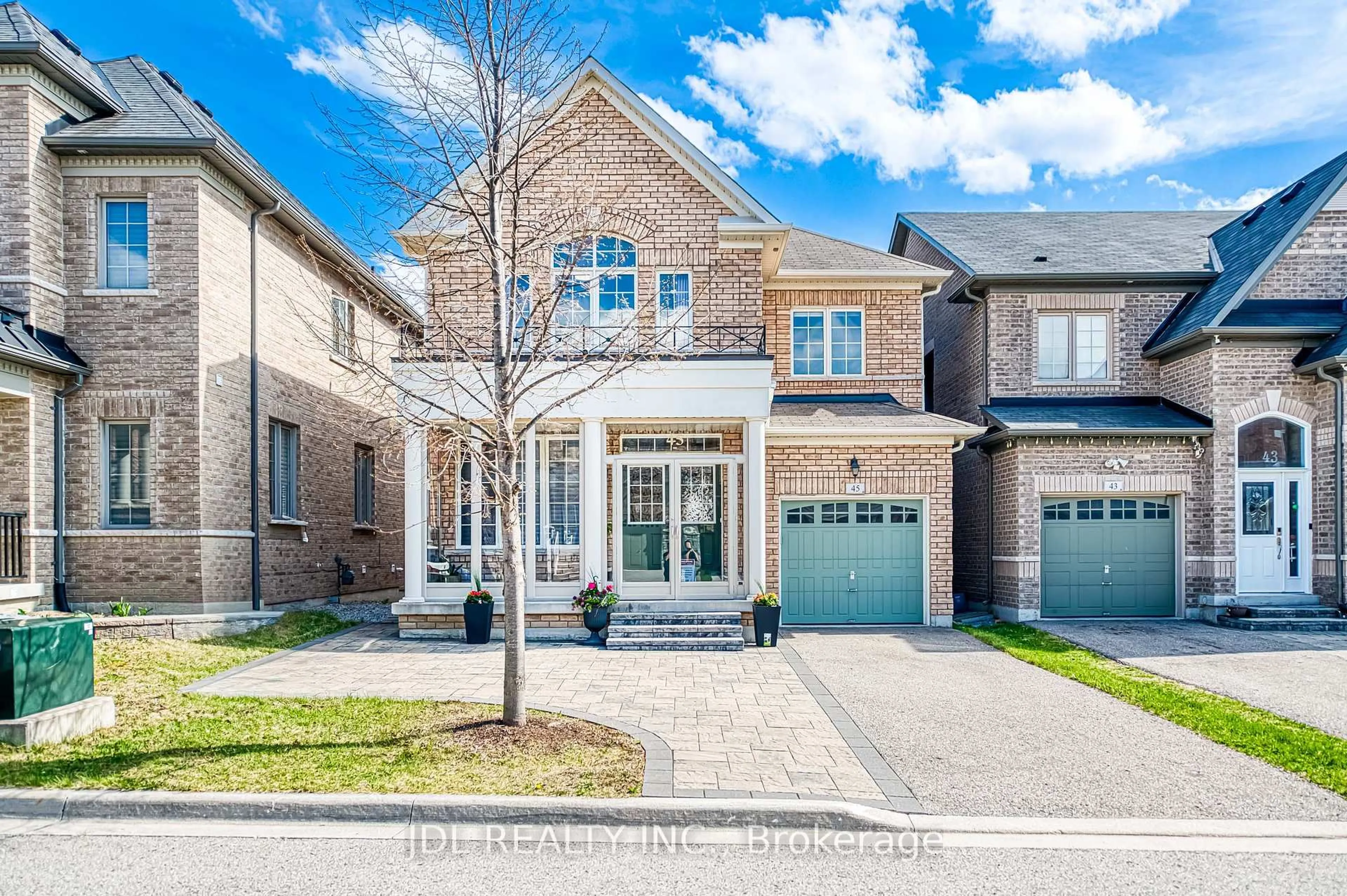 Home with brick exterior material, street for 45 Foshan Ave, Markham Ontario L6C 0R6