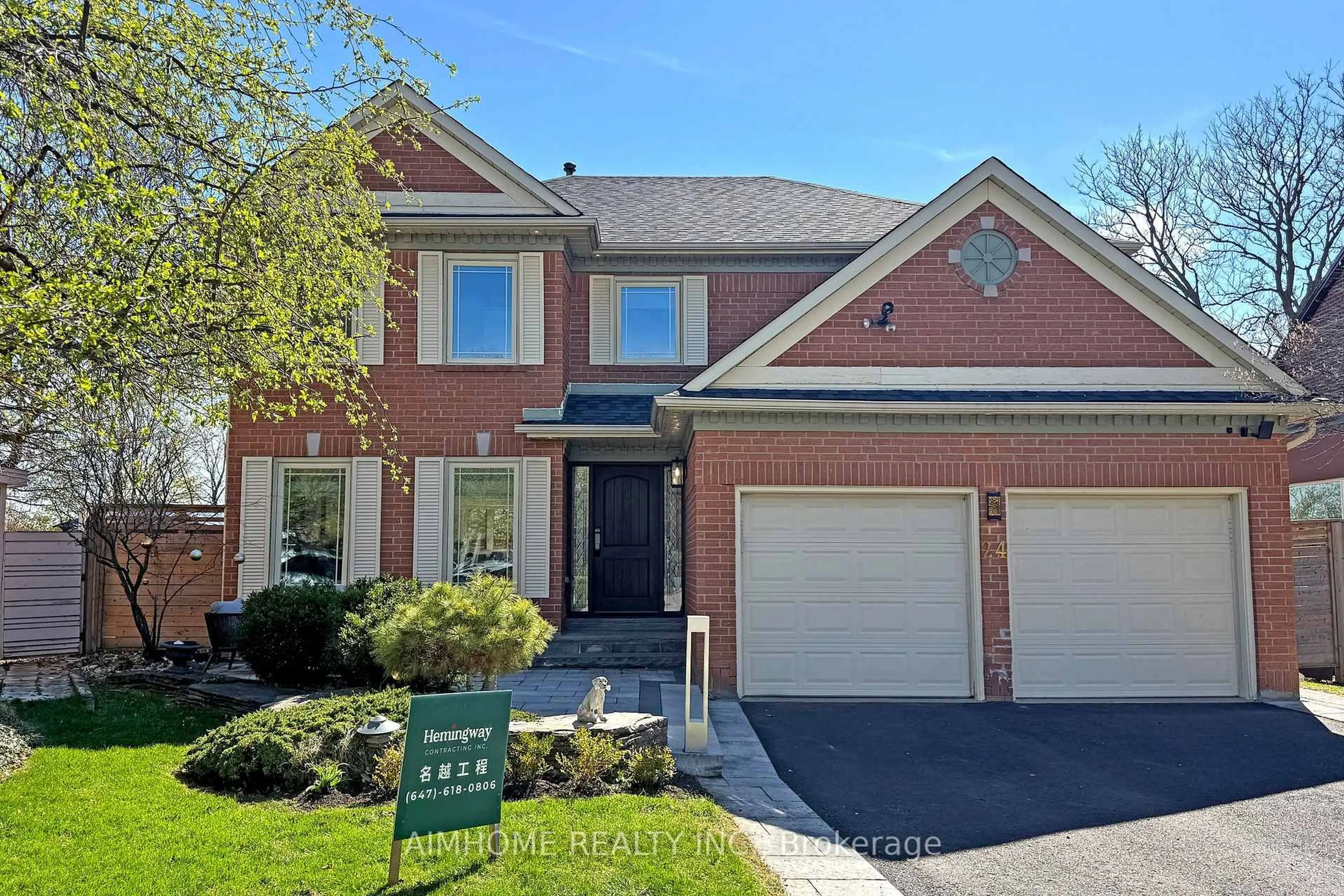 Home with brick exterior material, street for 24 Tilman Circ, Markham Ontario L3P 6A6