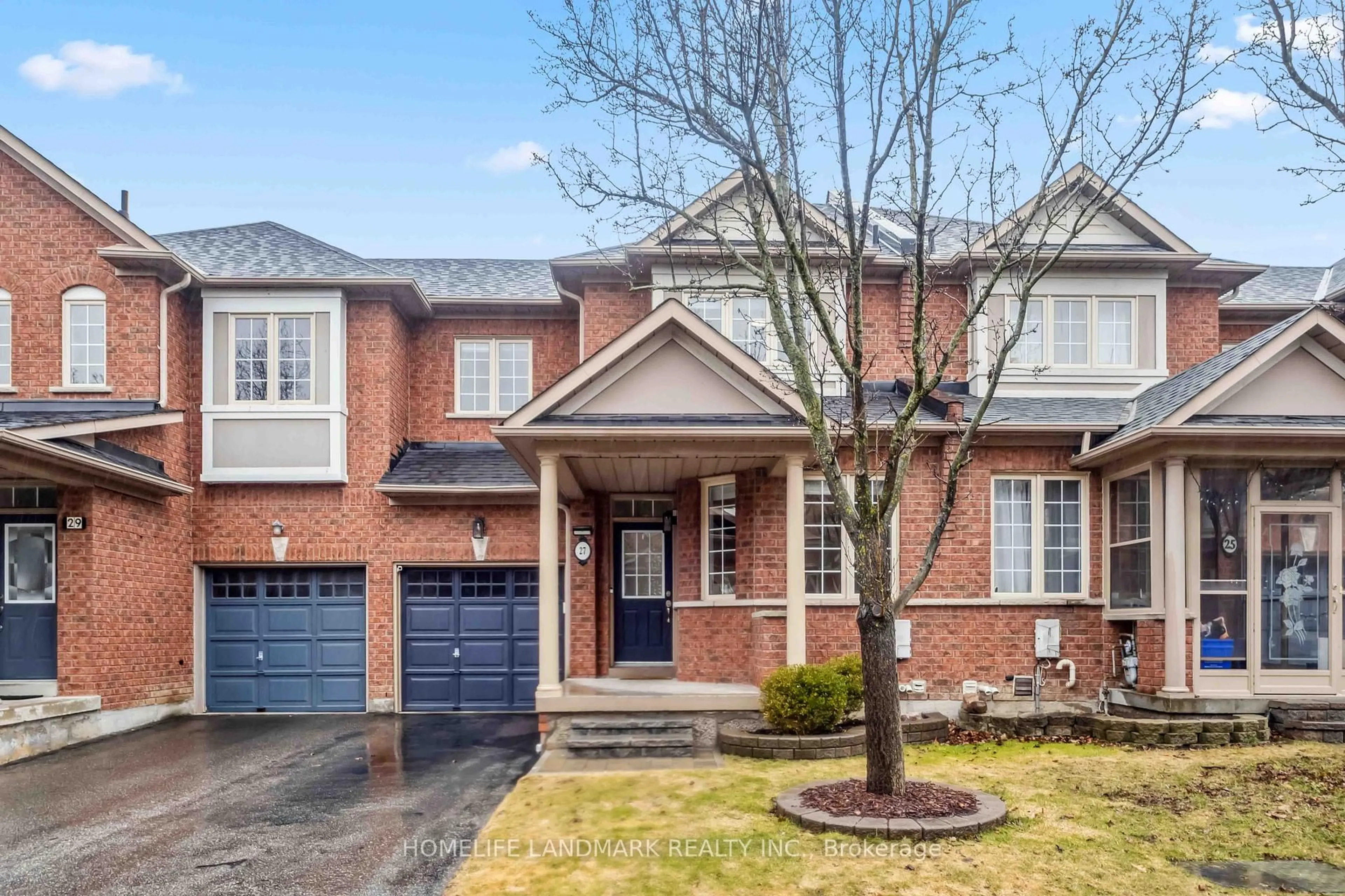 Home with brick exterior material, street for 27 Sanderson Rd, Markham Ontario L6C 2V4