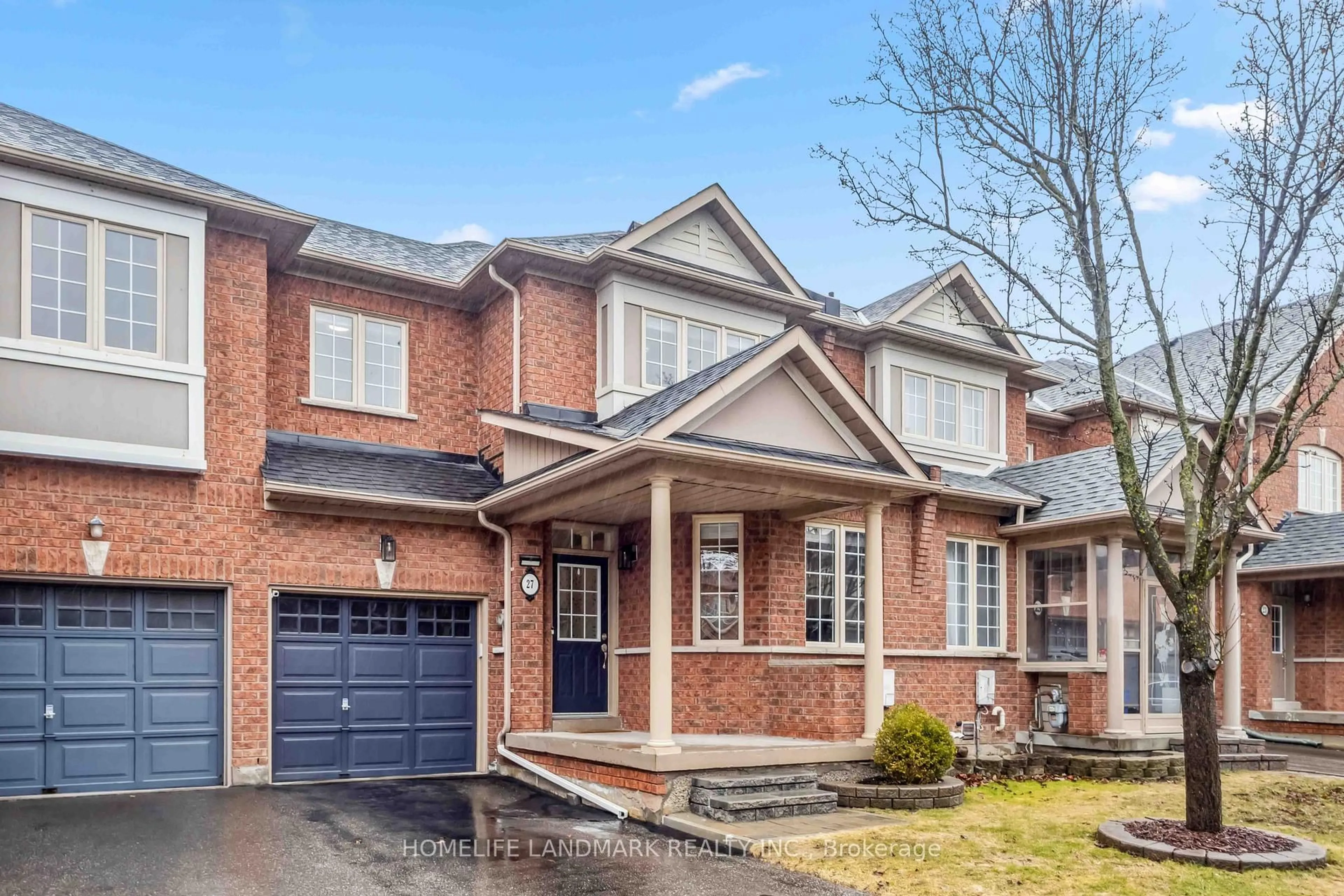 Home with brick exterior material, street for 27 Sanderson Rd, Markham Ontario L6C 2V4