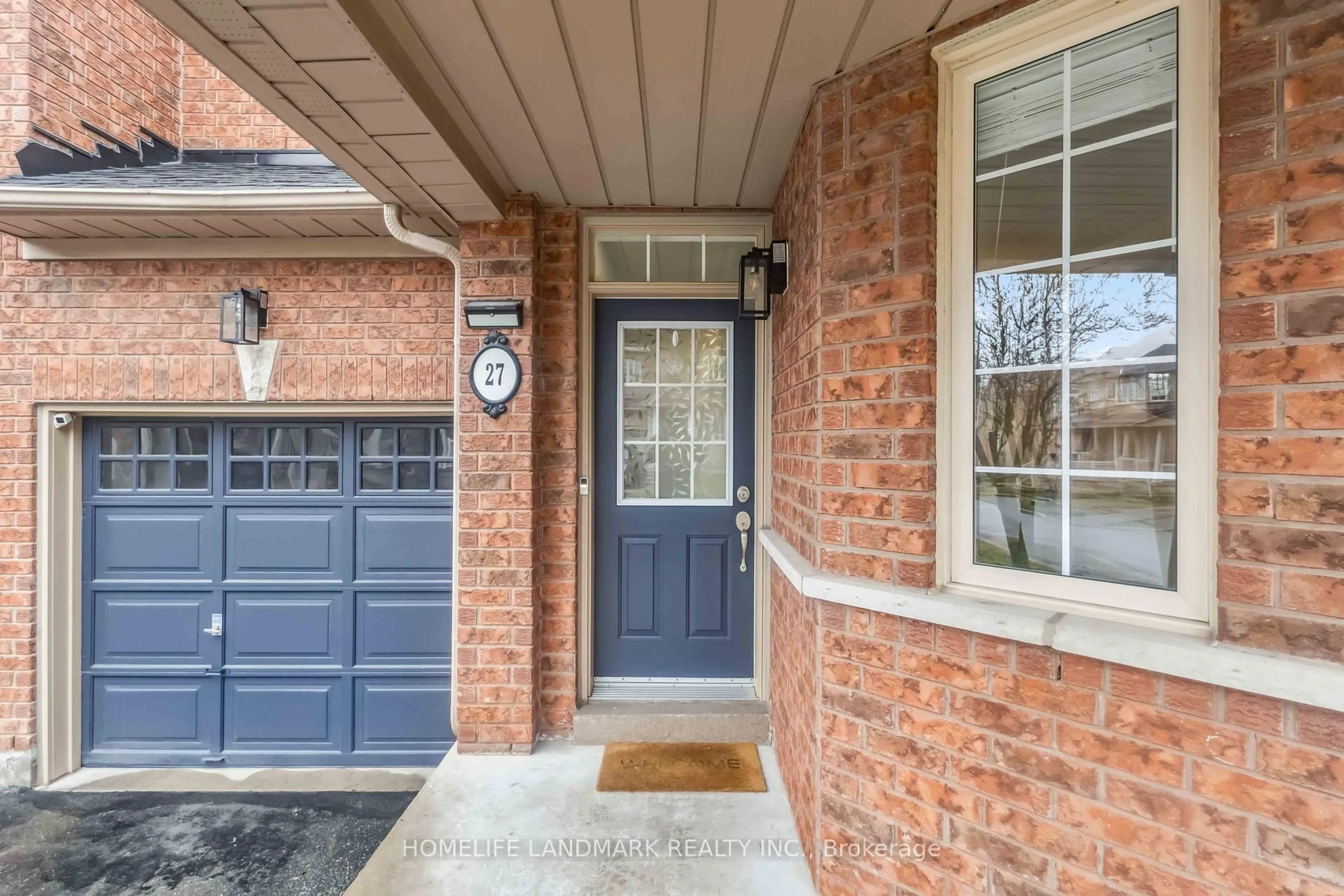 Home with brick exterior material, street for 27 Sanderson Rd, Markham Ontario L6C 2V4