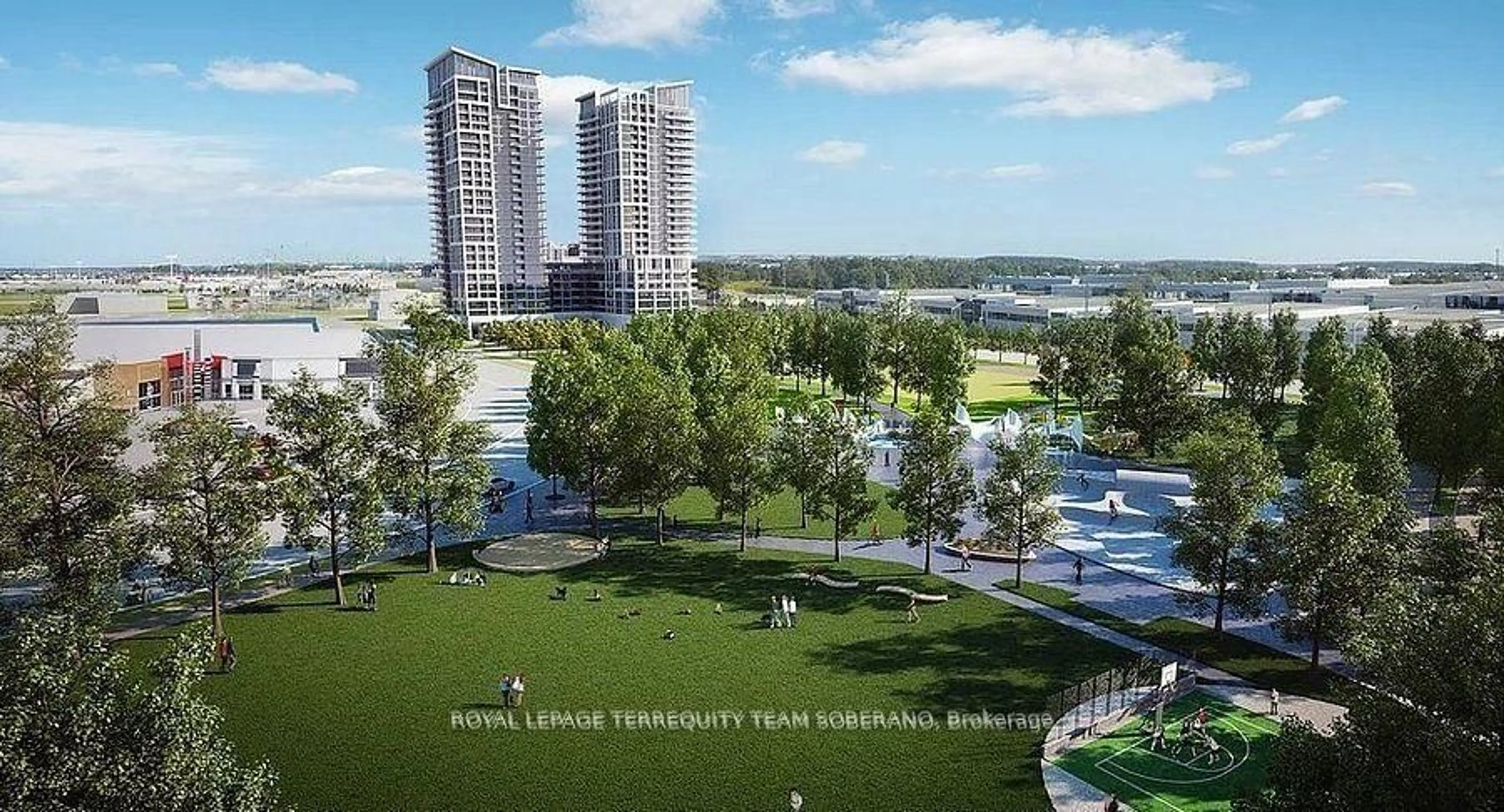 A pic from outside/outdoor area/front of a property/back of a property/a pic from drone, unknown for 8960 Jane St #PH109, Vaughan Ontario L4K 2M9