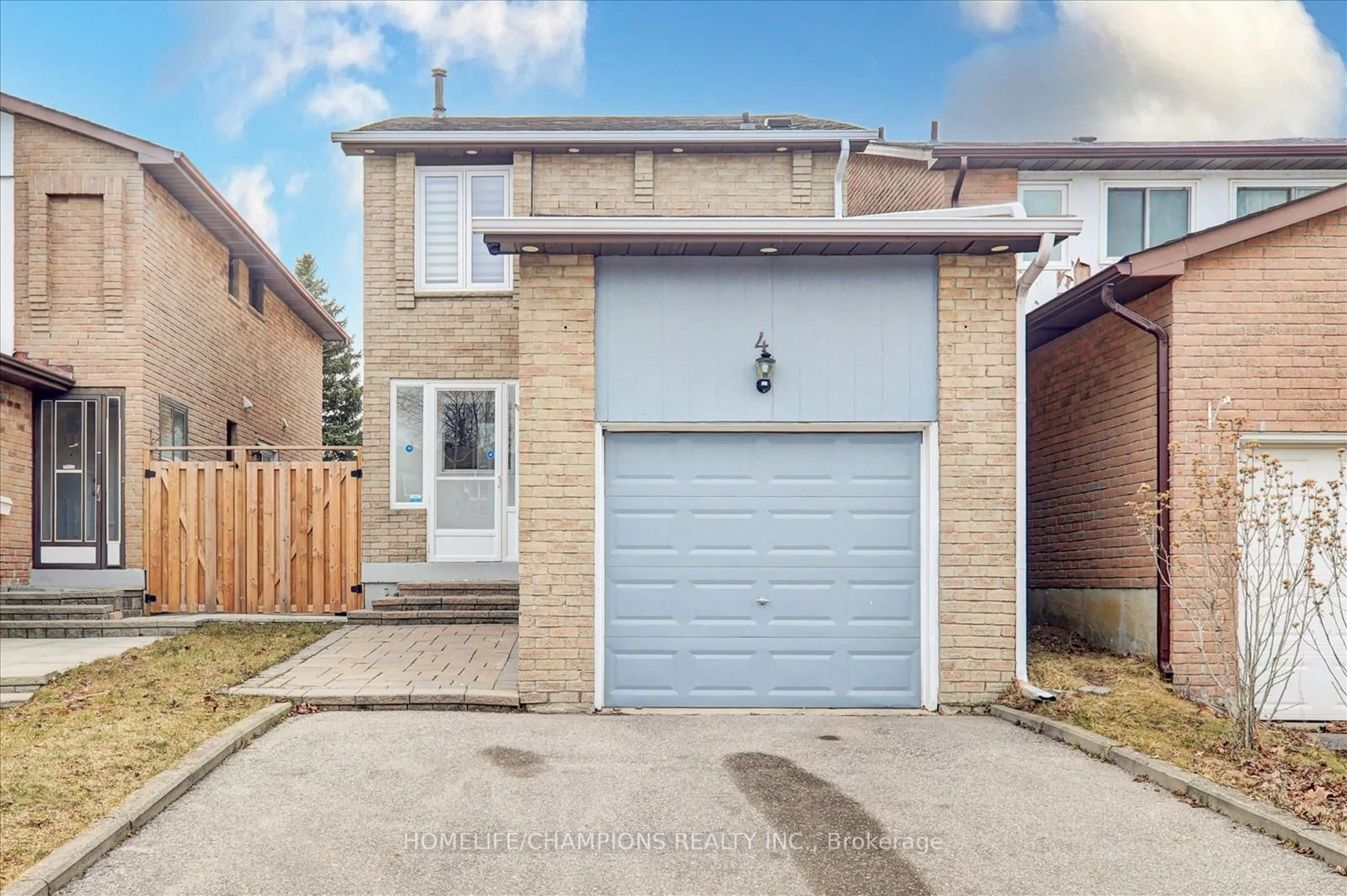 Home with brick exterior material, street for 4 Croxley Green Dr, Markham Ontario L3R 3T6