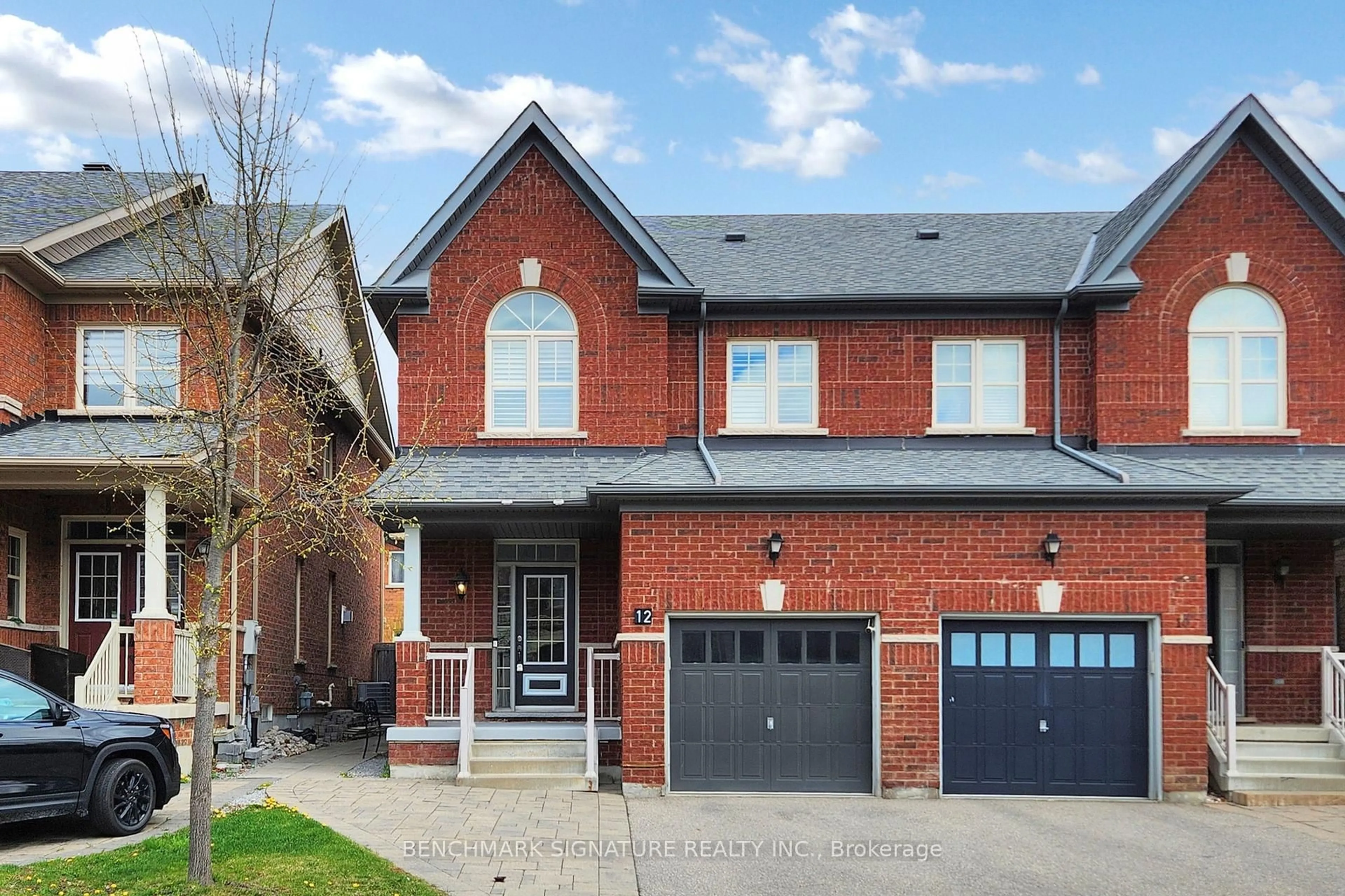 Home with brick exterior material, street for 12 Staglin Crt, Markham Ontario L6C 0K9