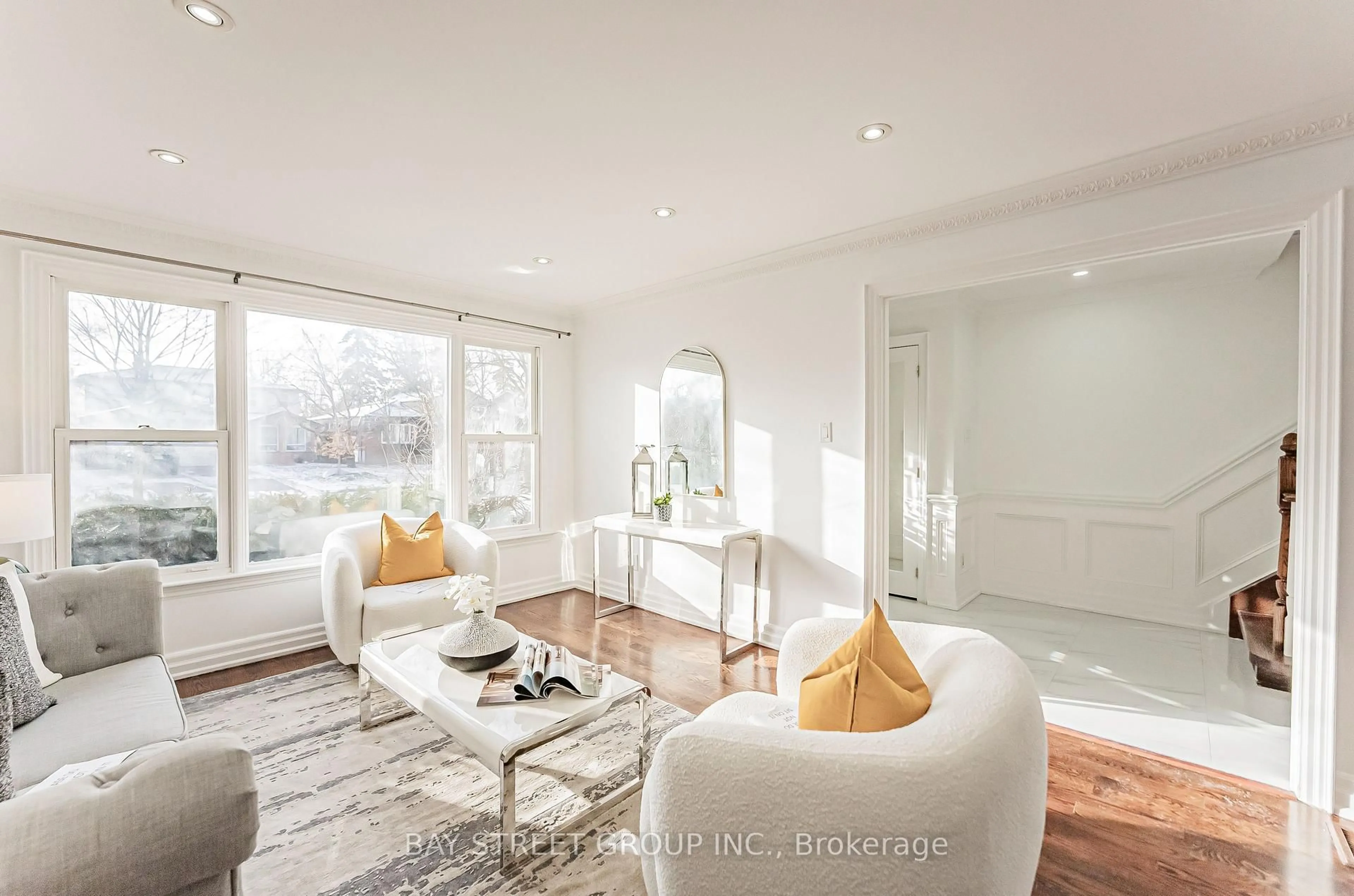 Living room with furniture, unknown for 34 Ferrah St, Markham Ontario L3R 1N5