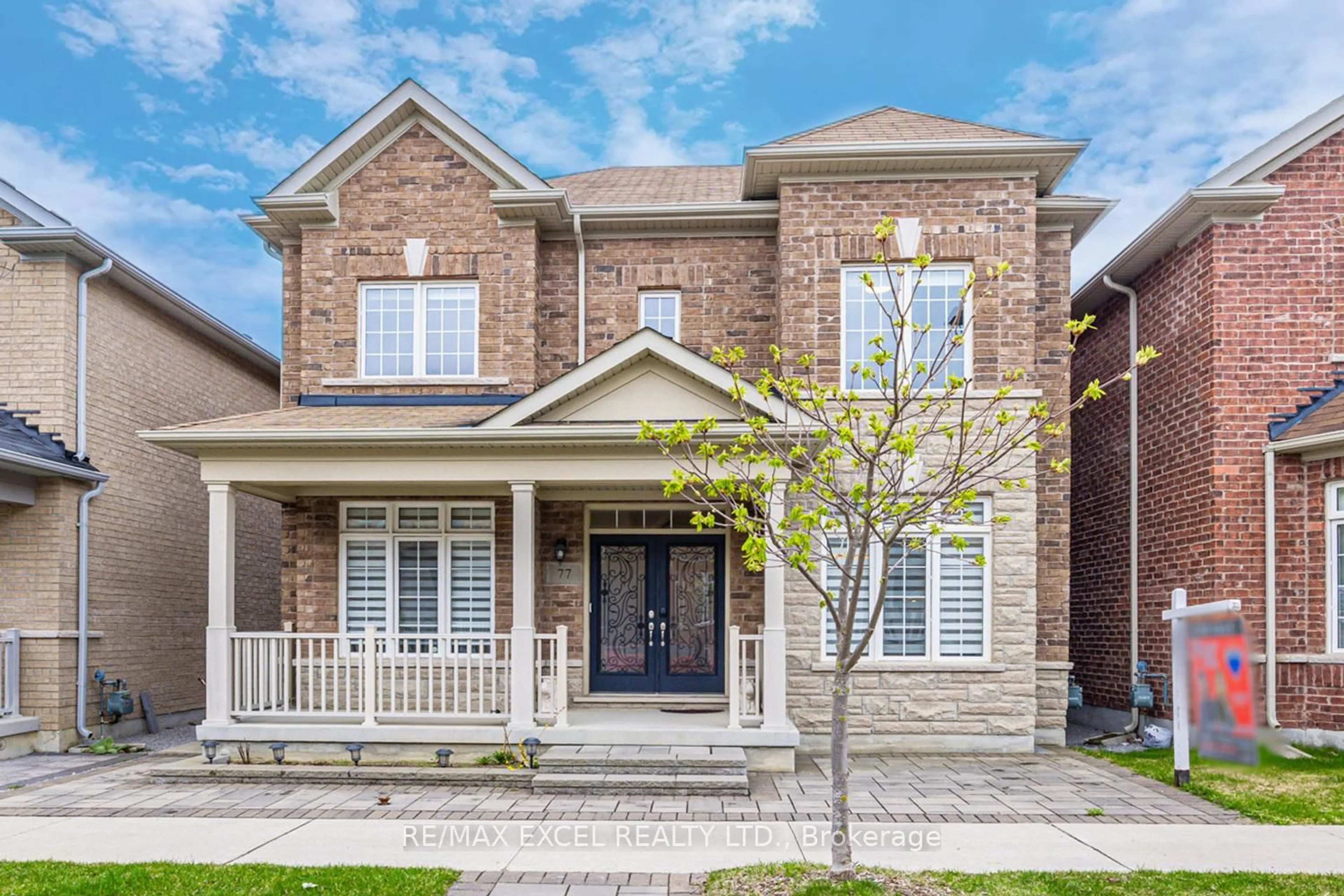 Home with brick exterior material, street for 77 Sunnyside Hill Rd, Markham Ontario L6B 0Z8