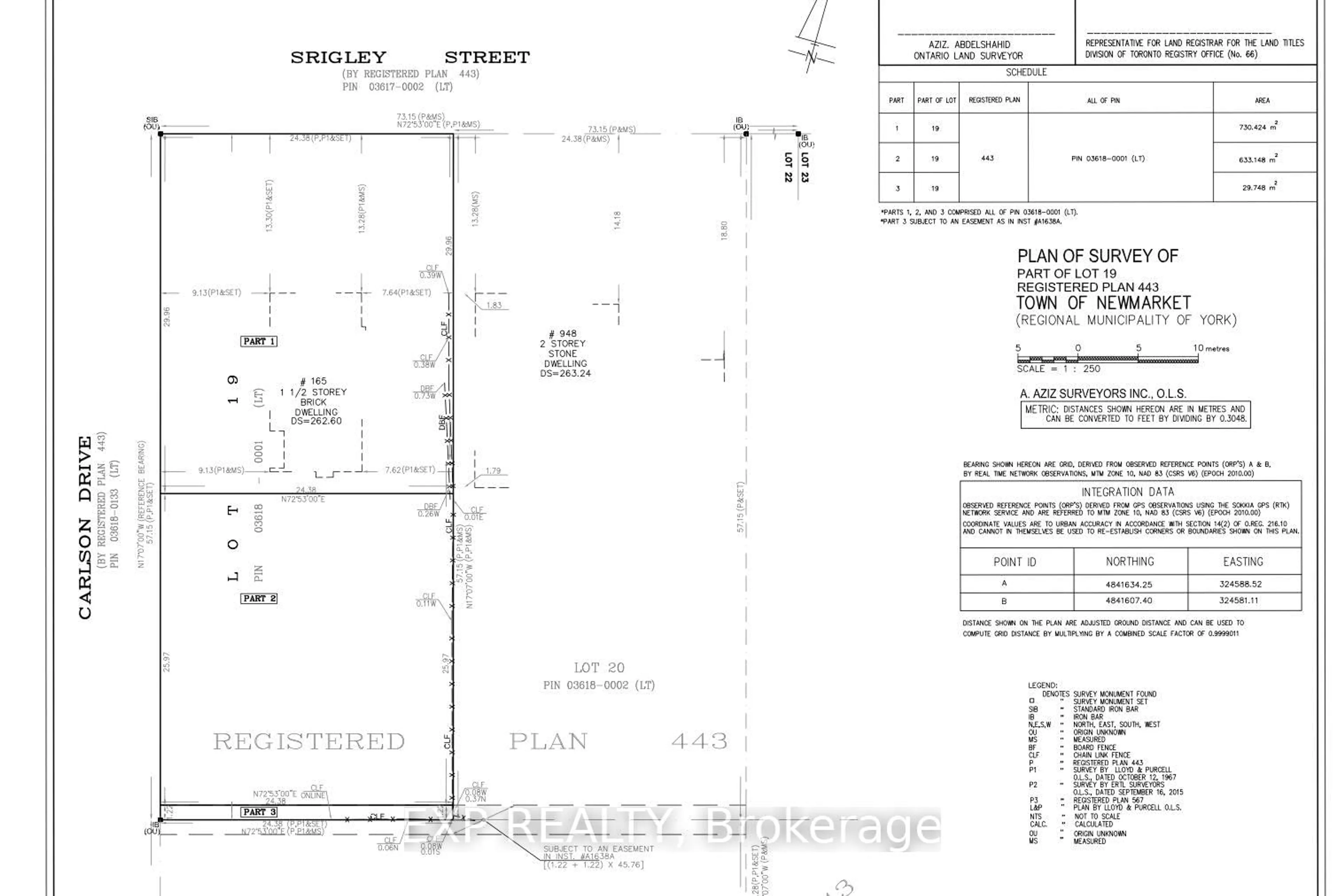 Floor plan for 165 Carlson Dr, Newmarket Ontario L3Y 3H2
