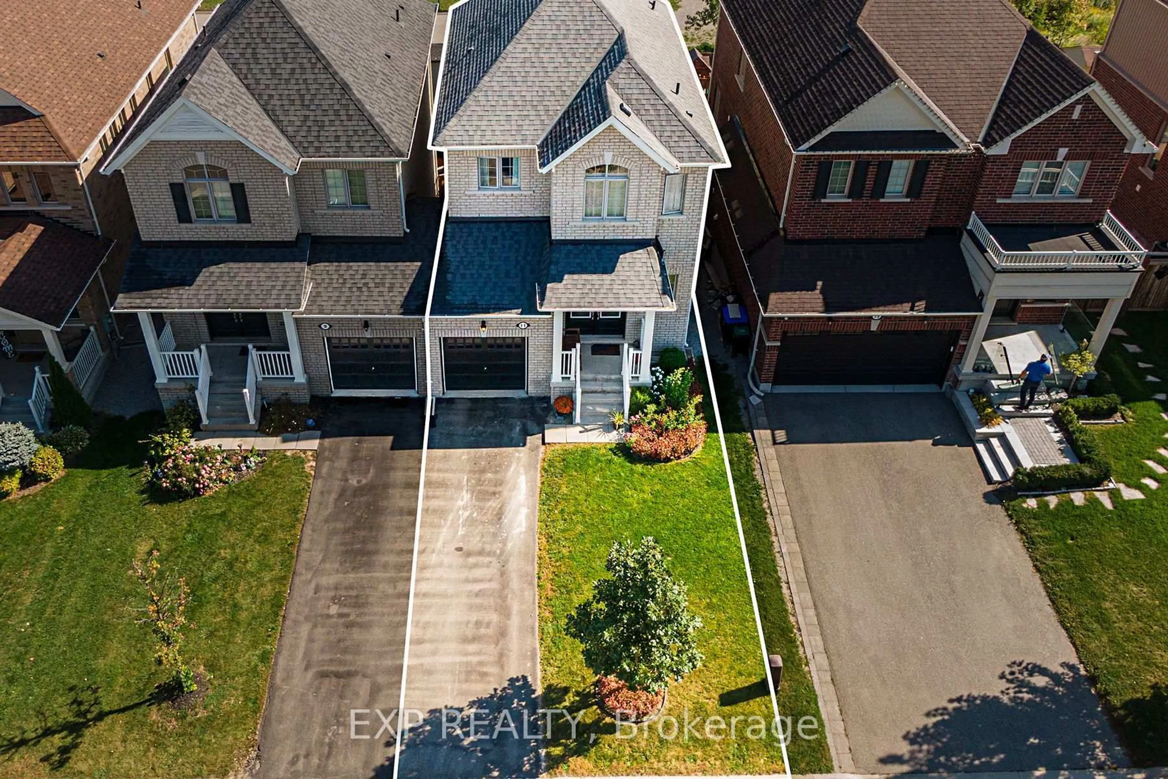 A pic from outside/outdoor area/front of a property/back of a property/a pic from drone, street for 11 Turner Dr, New Tecumseth Ontario L0G 1W0