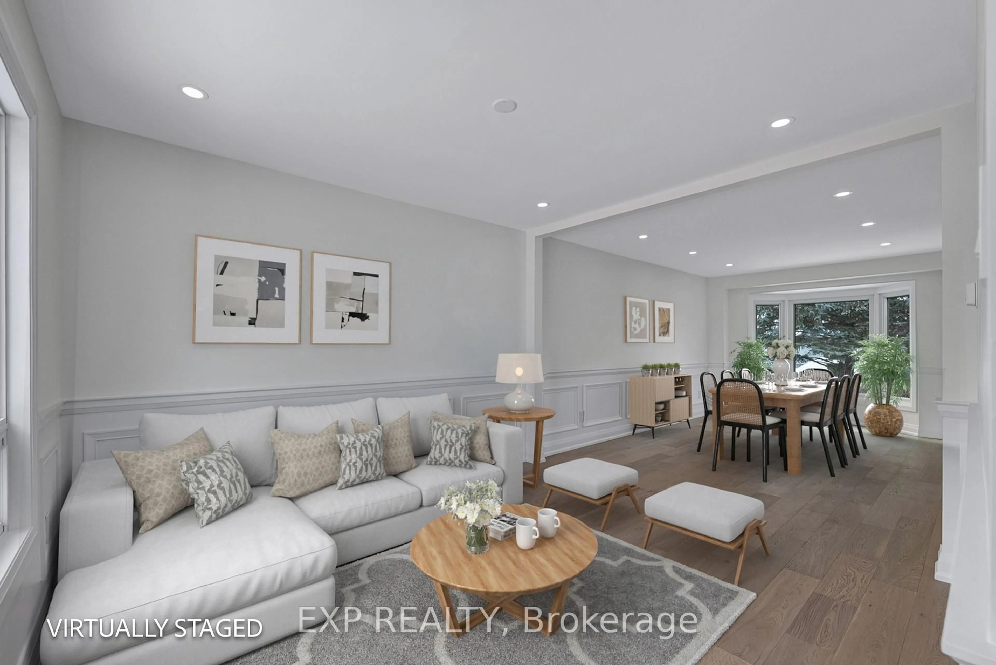 Living room with furniture, unknown for 74 Attridge Dr, Aurora Ontario L4G 6J4