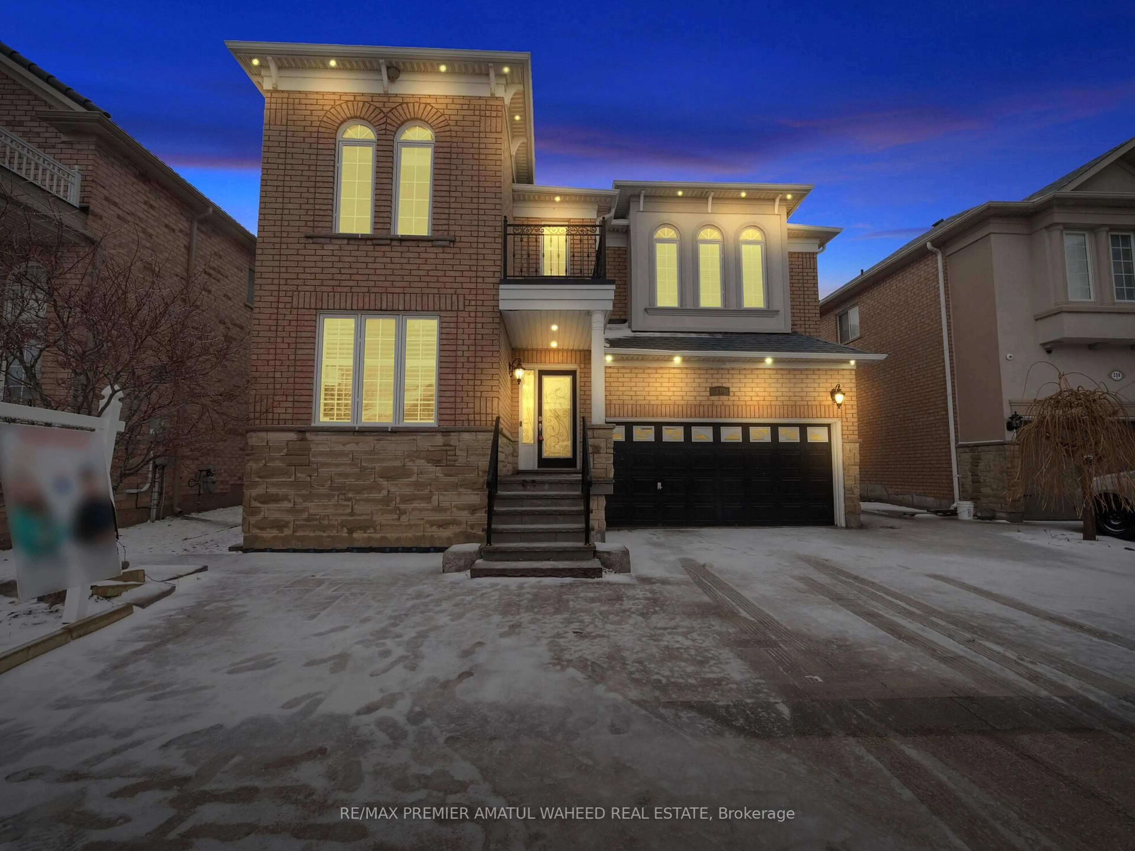 Home with brick exterior material, street for 236 Vellore Woods Blvd, Vaughan Ontario L4H 1Y5