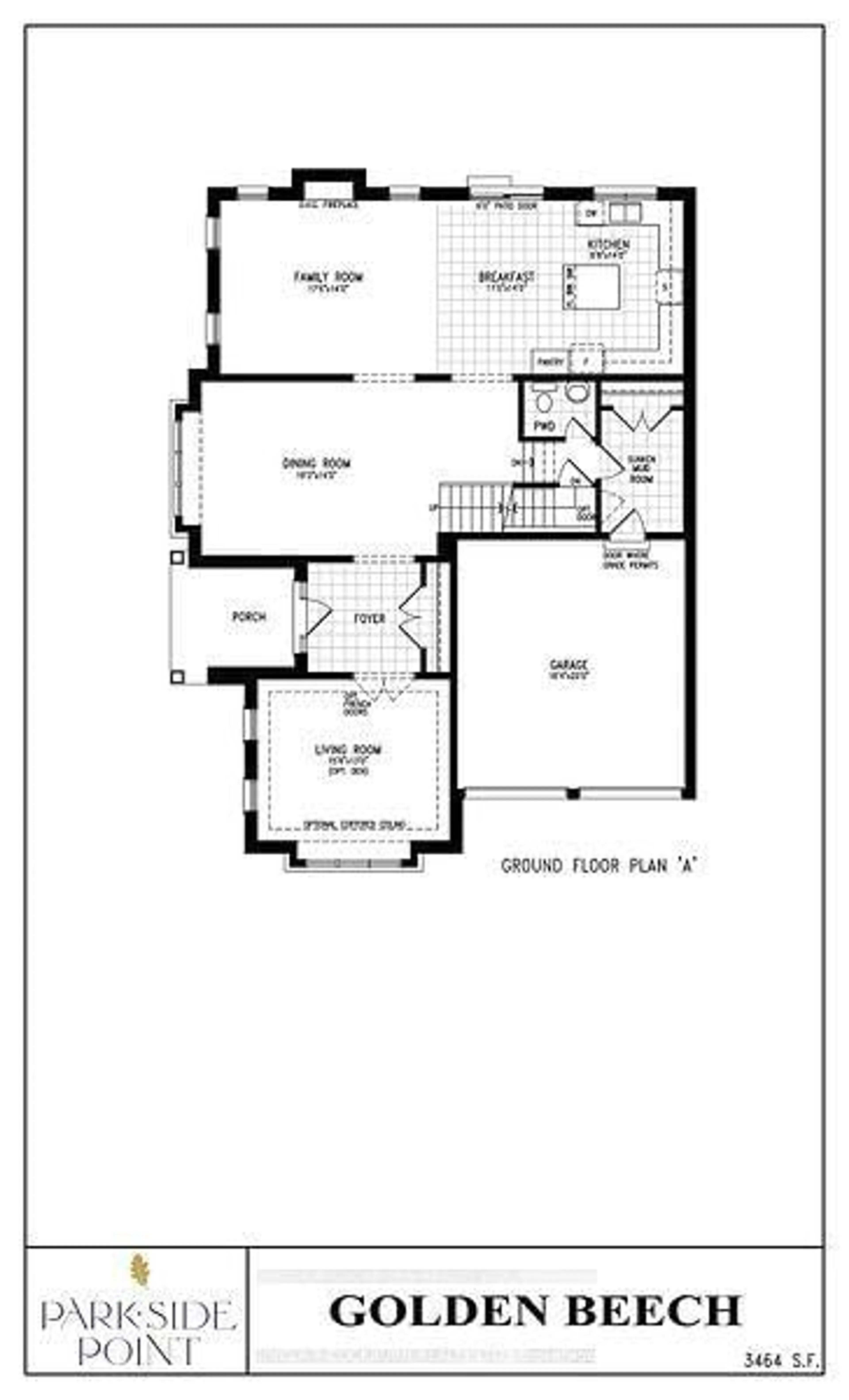 Floor plan for 198 Prince Regent St, Markham Ontario L6C 0H3