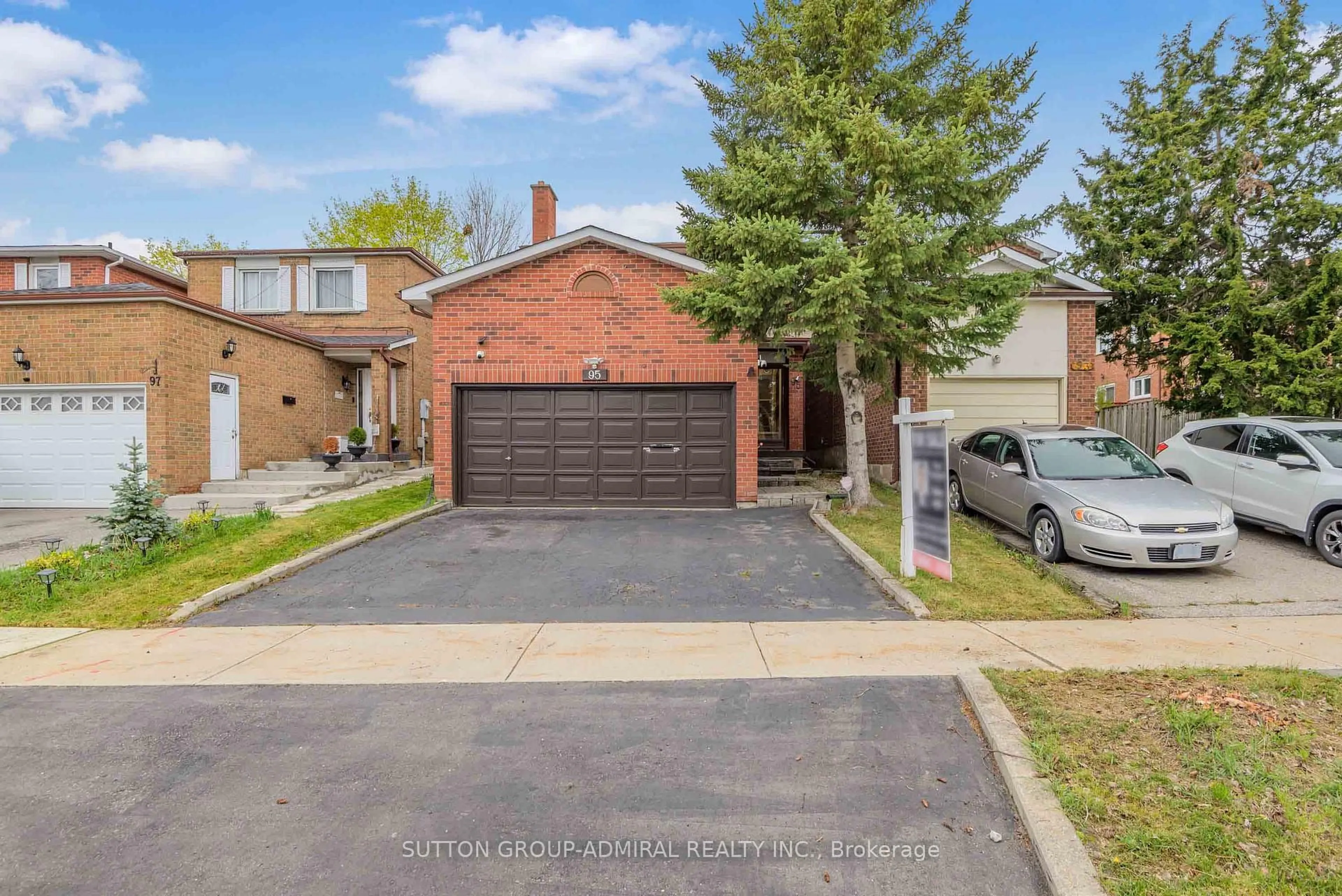 Home with brick exterior material, street for 95 New Seabury Dr, Vaughan Ontario L4K 2B7