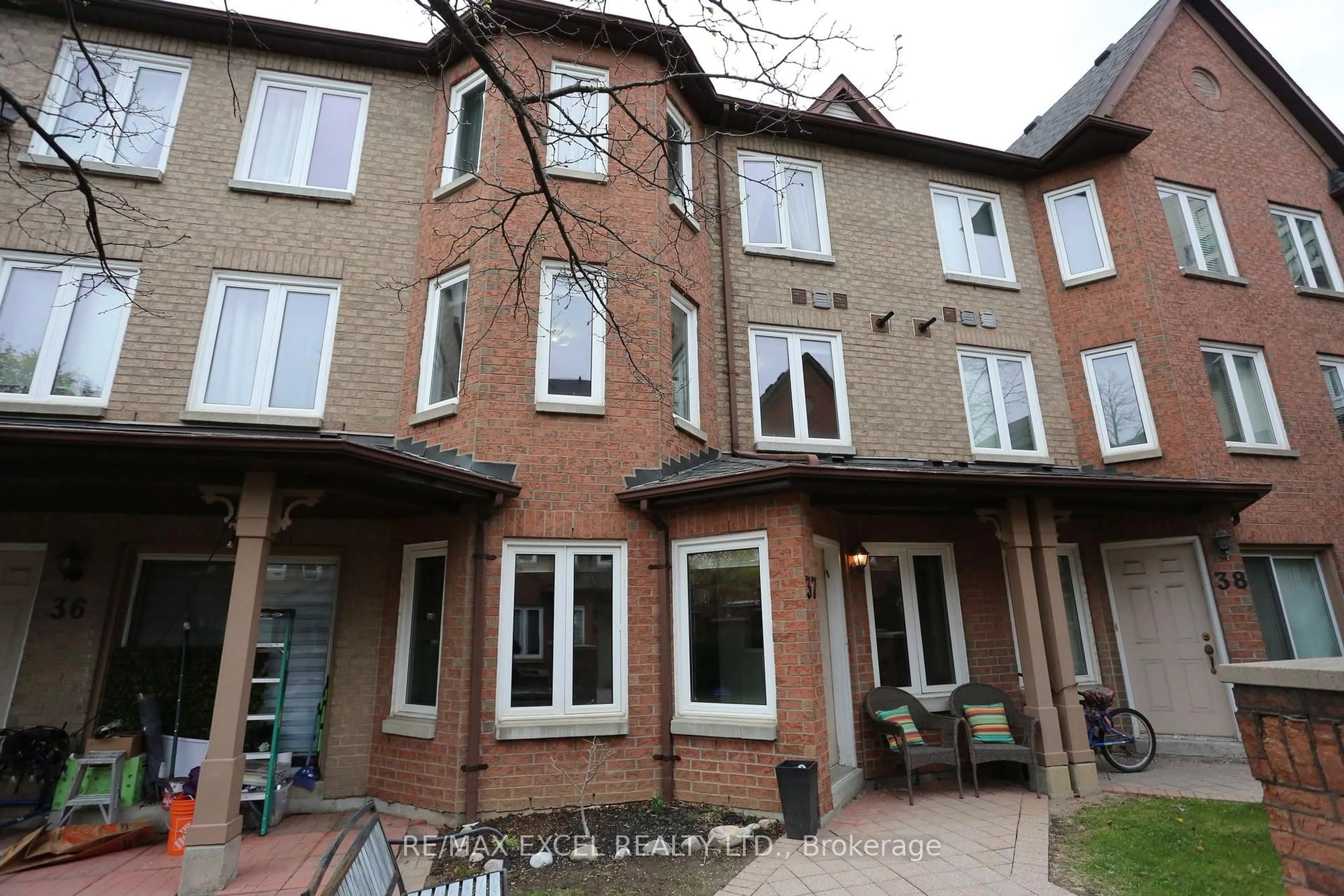 Home with brick exterior material, street for 735 New Westminster Dr #37, Vaughan Ontario L4J 7Y9