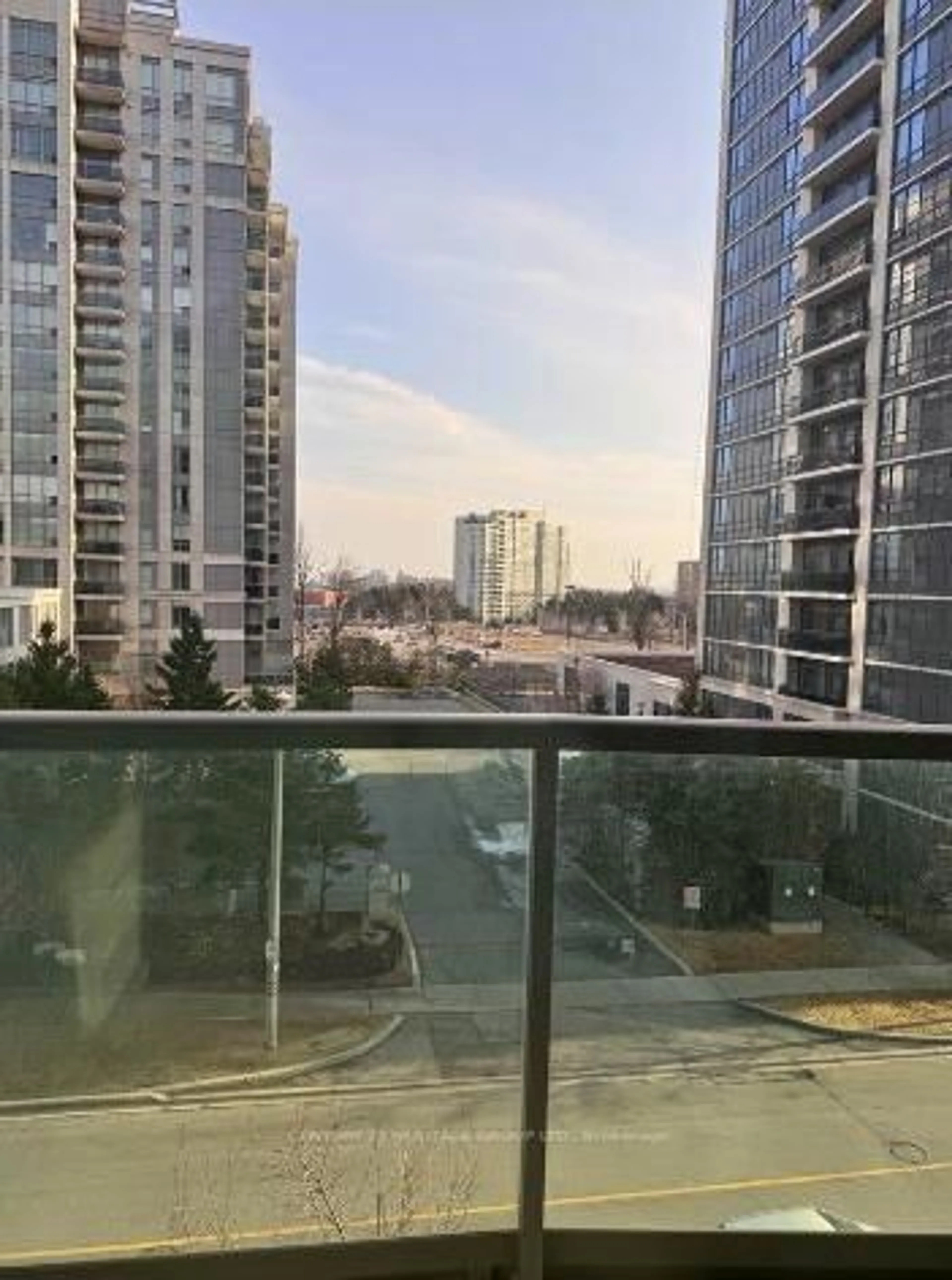 Balcony in the apartment, city buildings view from balcony for 30 North Park Rd #416, Vaughan Ontario L4J 0G6