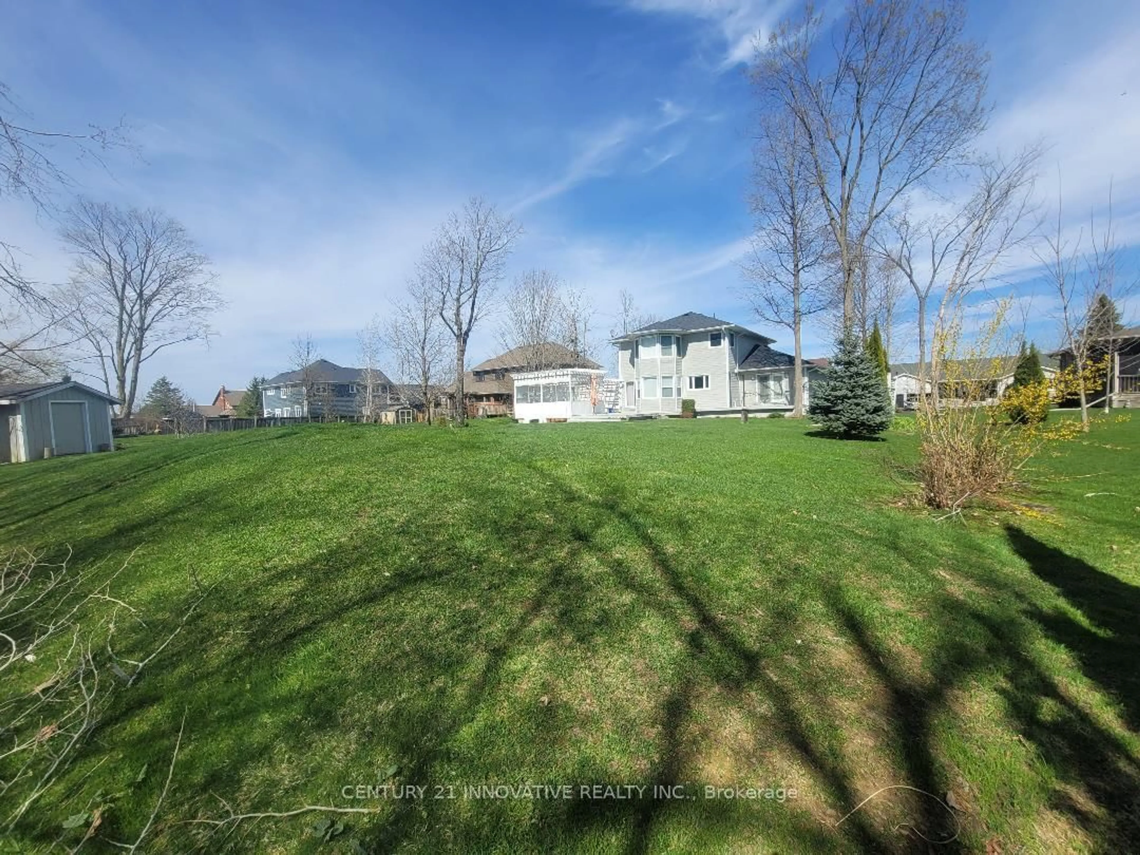 A pic from outside/outdoor area/front of a property/back of a property/a pic from drone, water/lake/river/ocean view for 3678 Kimberley St, Innisfil Ontario L9S 2L3