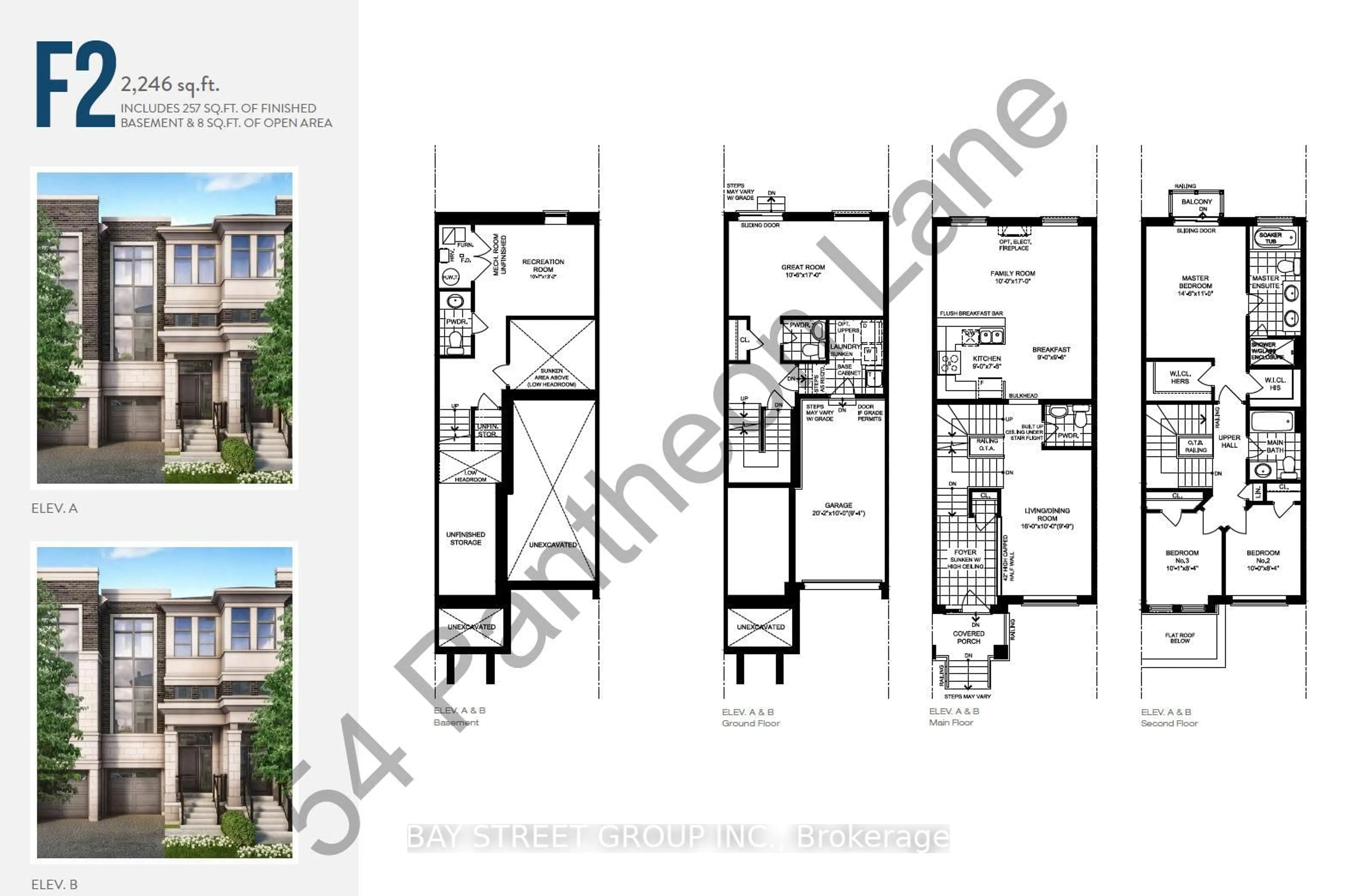 Floor plan for 54 Pantheon Lane, Markham Ontario L6E 0V3