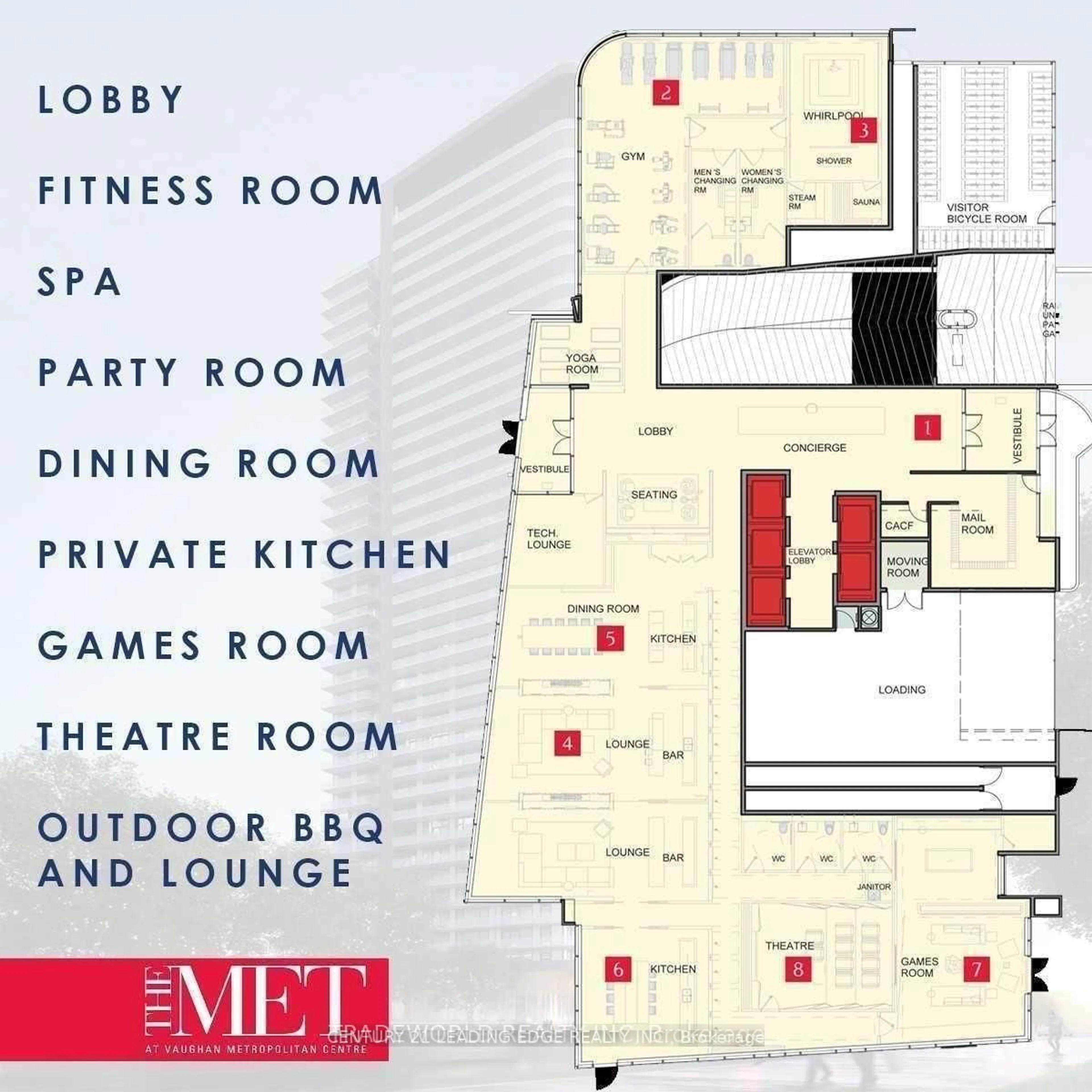 Floor plan for 7895 Jane St #517, Vaughan Ontario L4K 2M7