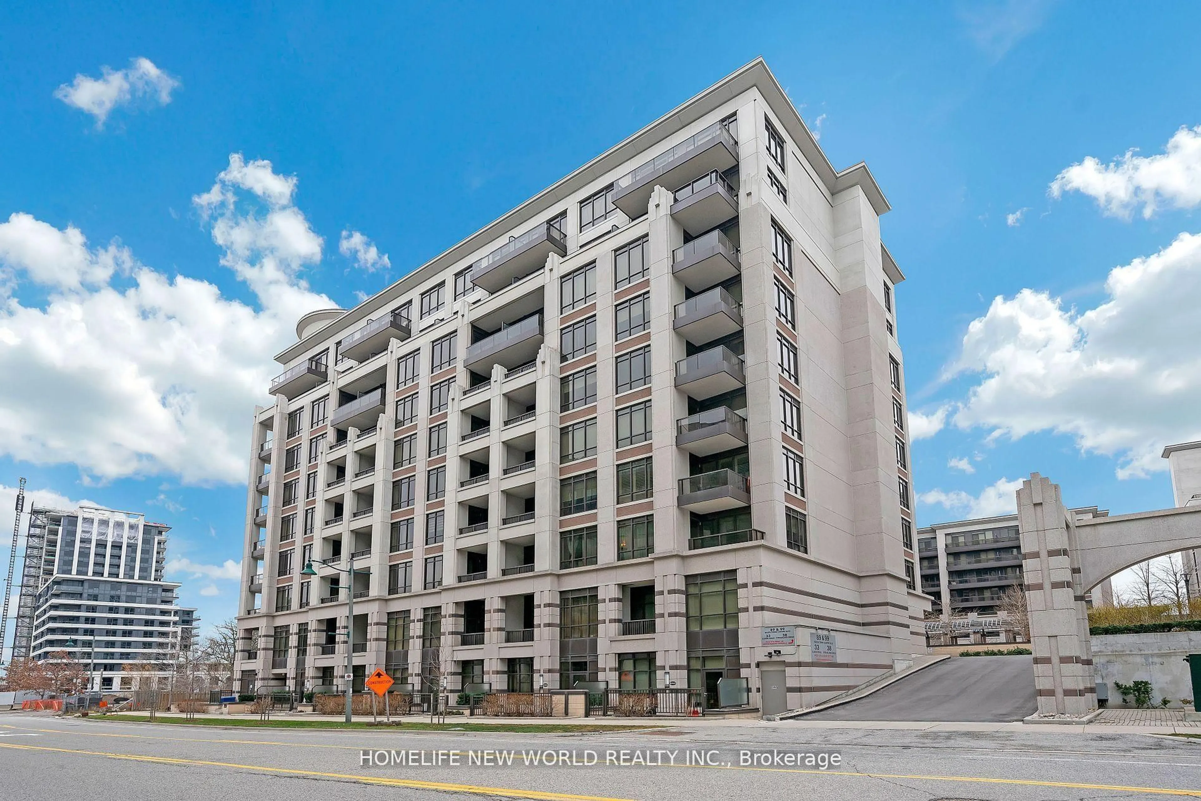 A pic from outside/outdoor area/front of a property/back of a property/a pic from drone, building for 33 Clegg Rd #1006, Markham Ontario L6G 0G6