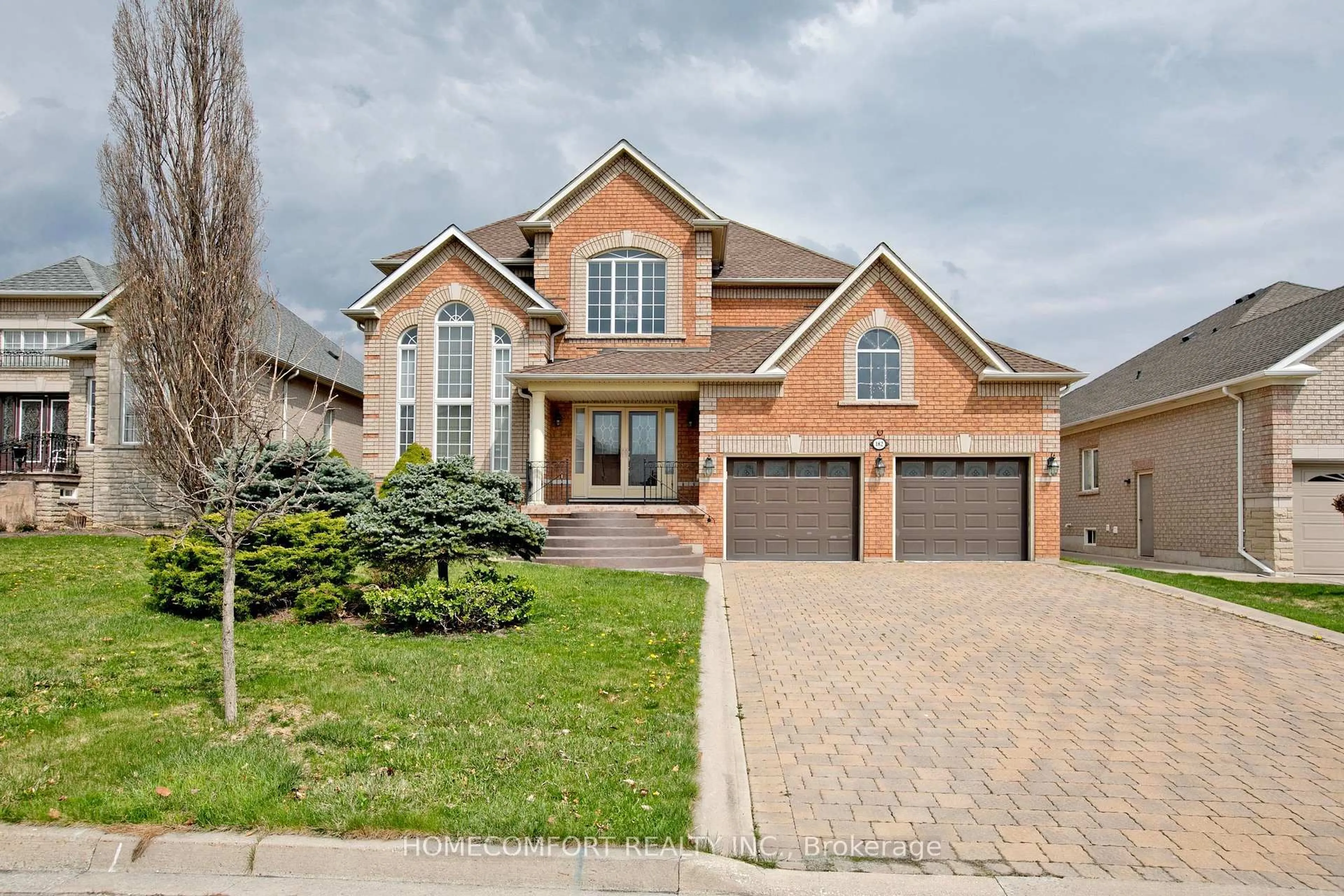 Home with brick exterior material, street for 182 Siderno Cres, Vaughan Ontario L4L 9M5