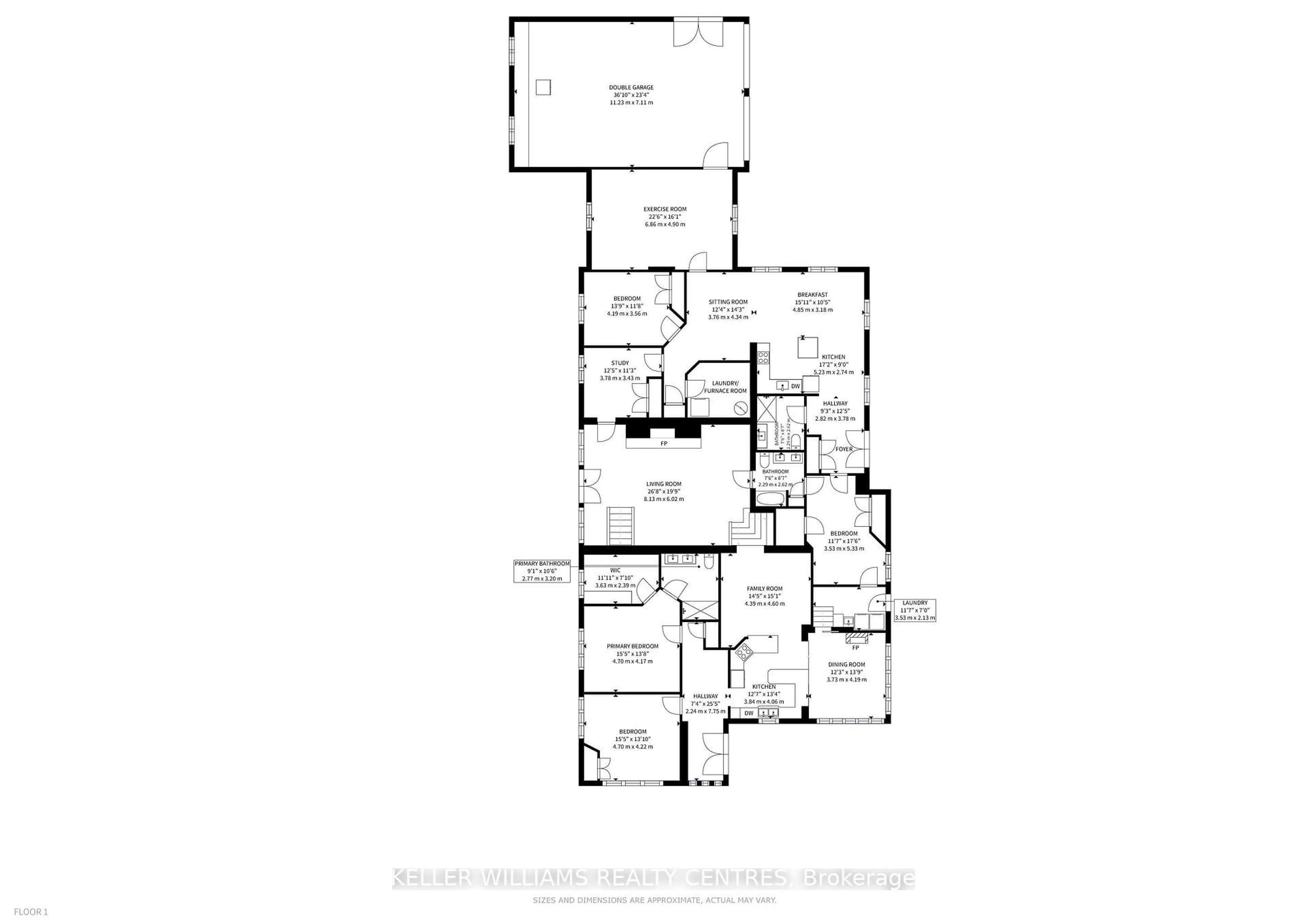 Floor plan for 5024 Lloydtown-Aurora Rd, King Ontario L7B 0E2