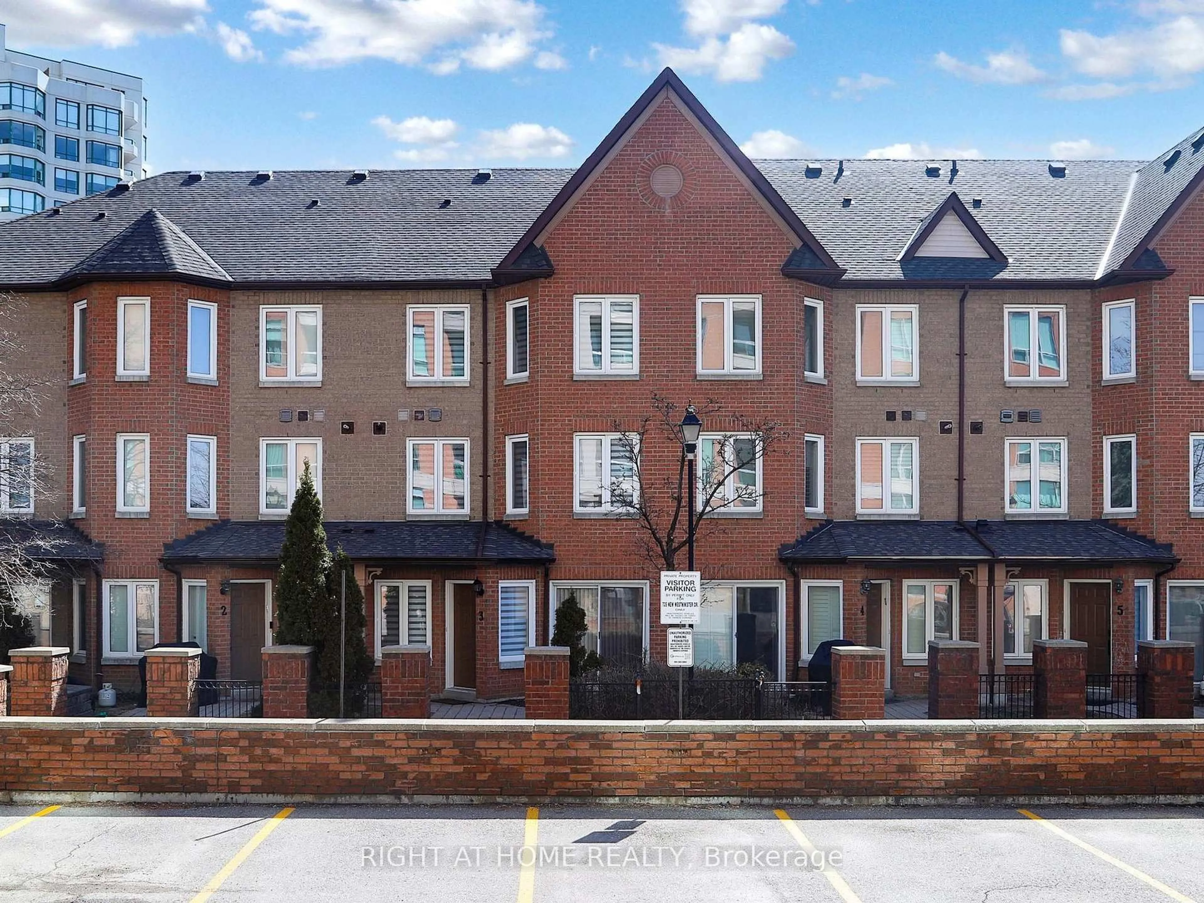 Home with brick exterior material, street for 735 New Westminster Dr #3, Vaughan Ontario L4J 7Y9