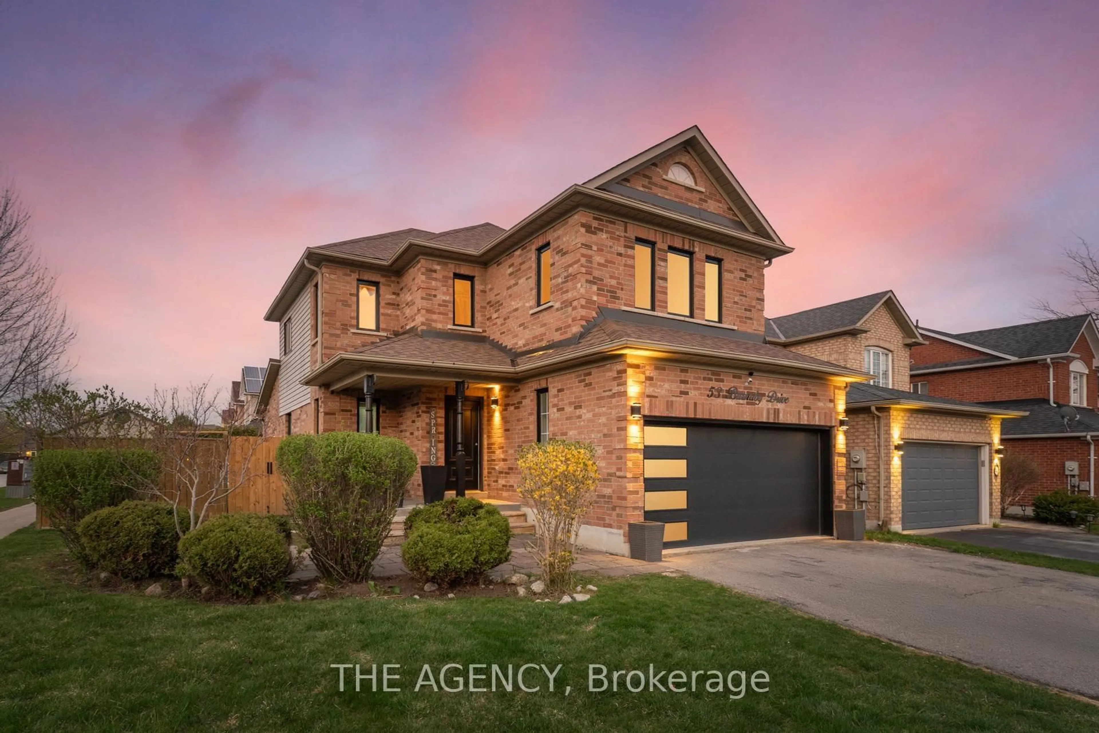 Home with brick exterior material, street for 53 Burnaby Dr, Georgina Ontario L4P 3Y9