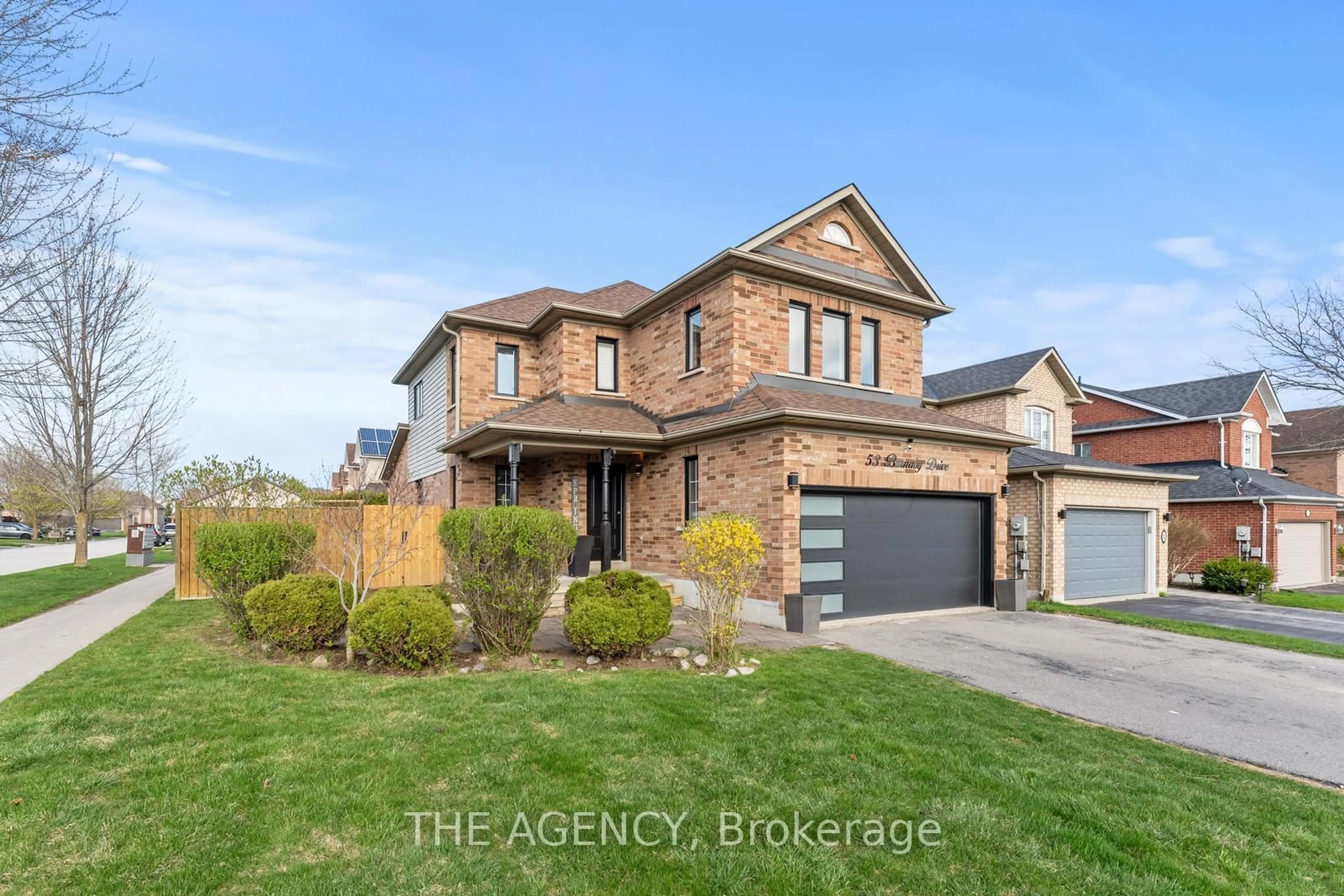 Home with brick exterior material, street for 53 Burnaby Dr, Georgina Ontario L4P 3Y9