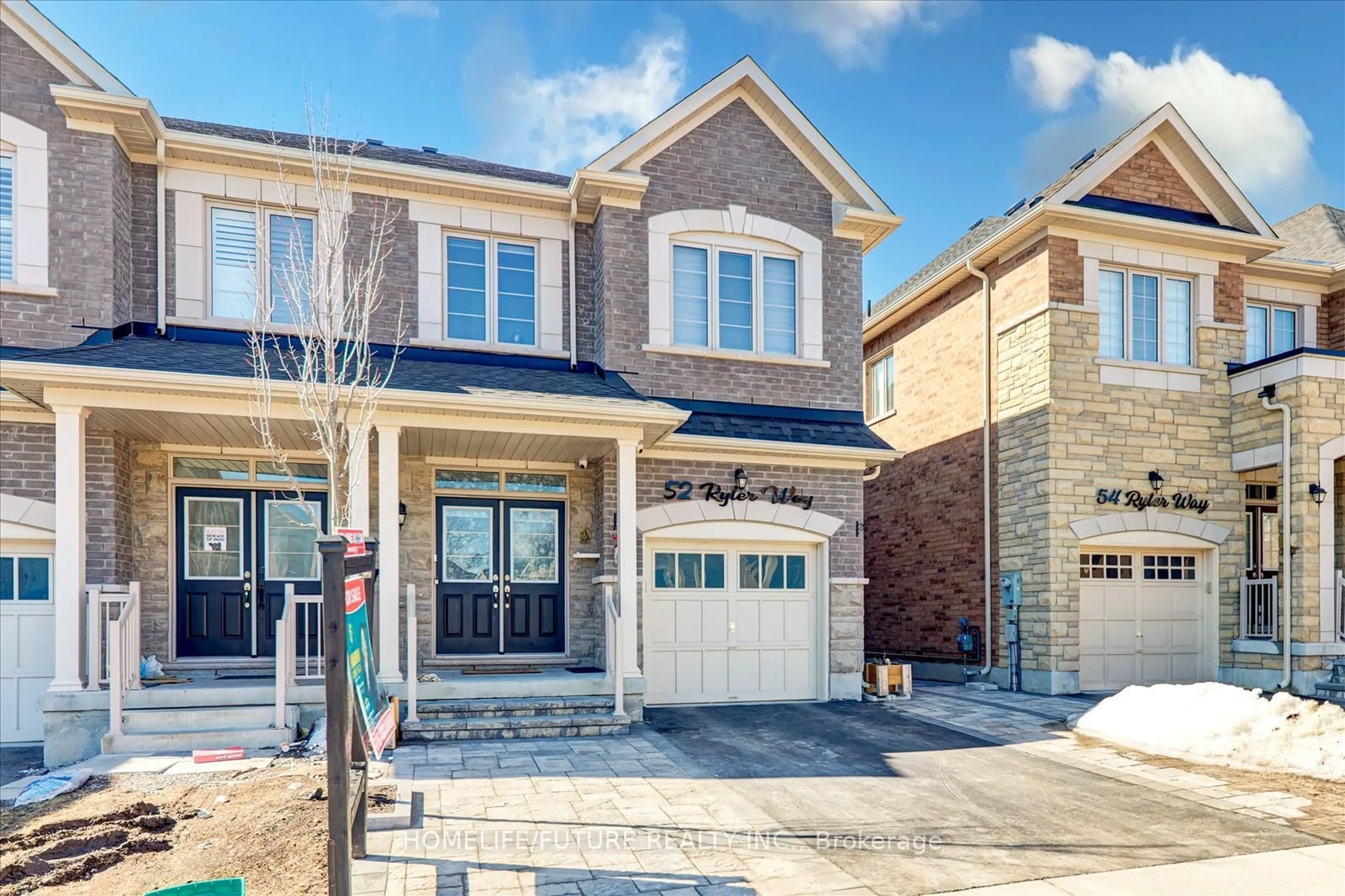 Home with brick exterior material, street for 52 Ryler Way, Markham Ontario L3S 0E7