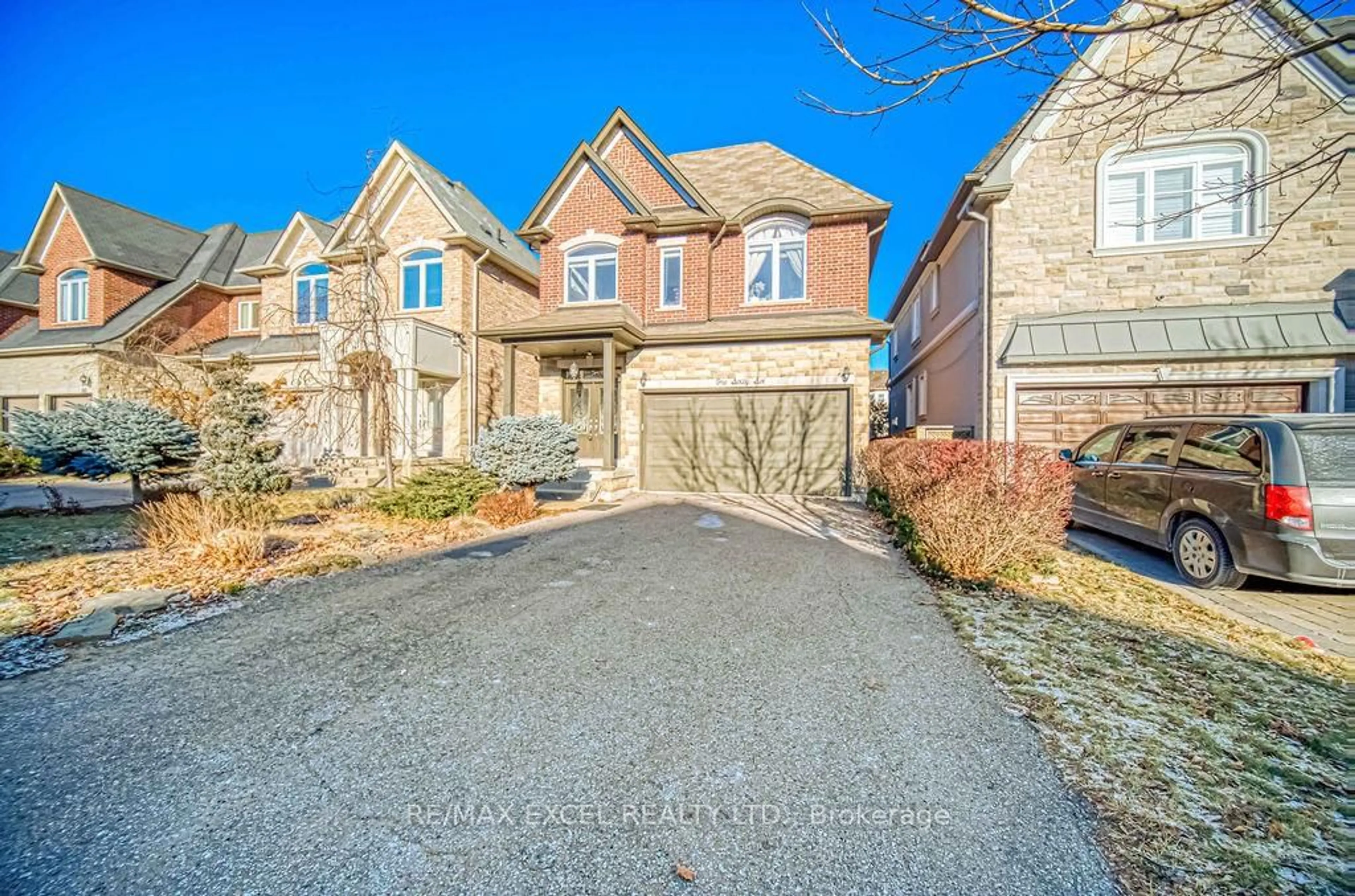 Home with brick exterior material, street for 166 Townsgate Dr, Vaughan Ontario L4J 8J5
