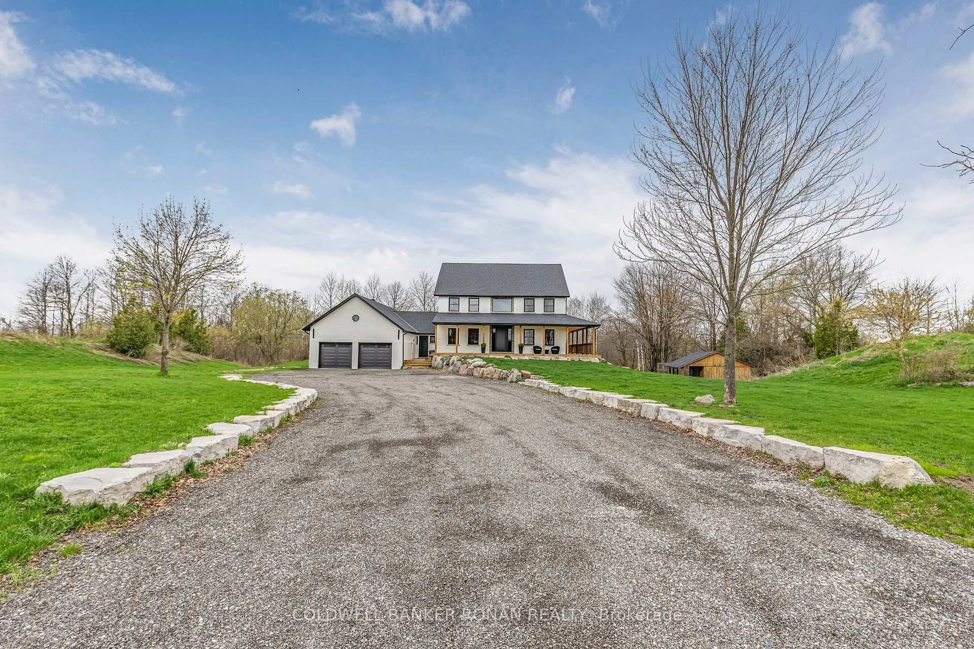 A pic from outside/outdoor area/front of a property/back of a property/a pic from drone, unknown for 2998 Concession Rd 4 N/A, Adjala-Tosorontio Ontario L0G 1L0