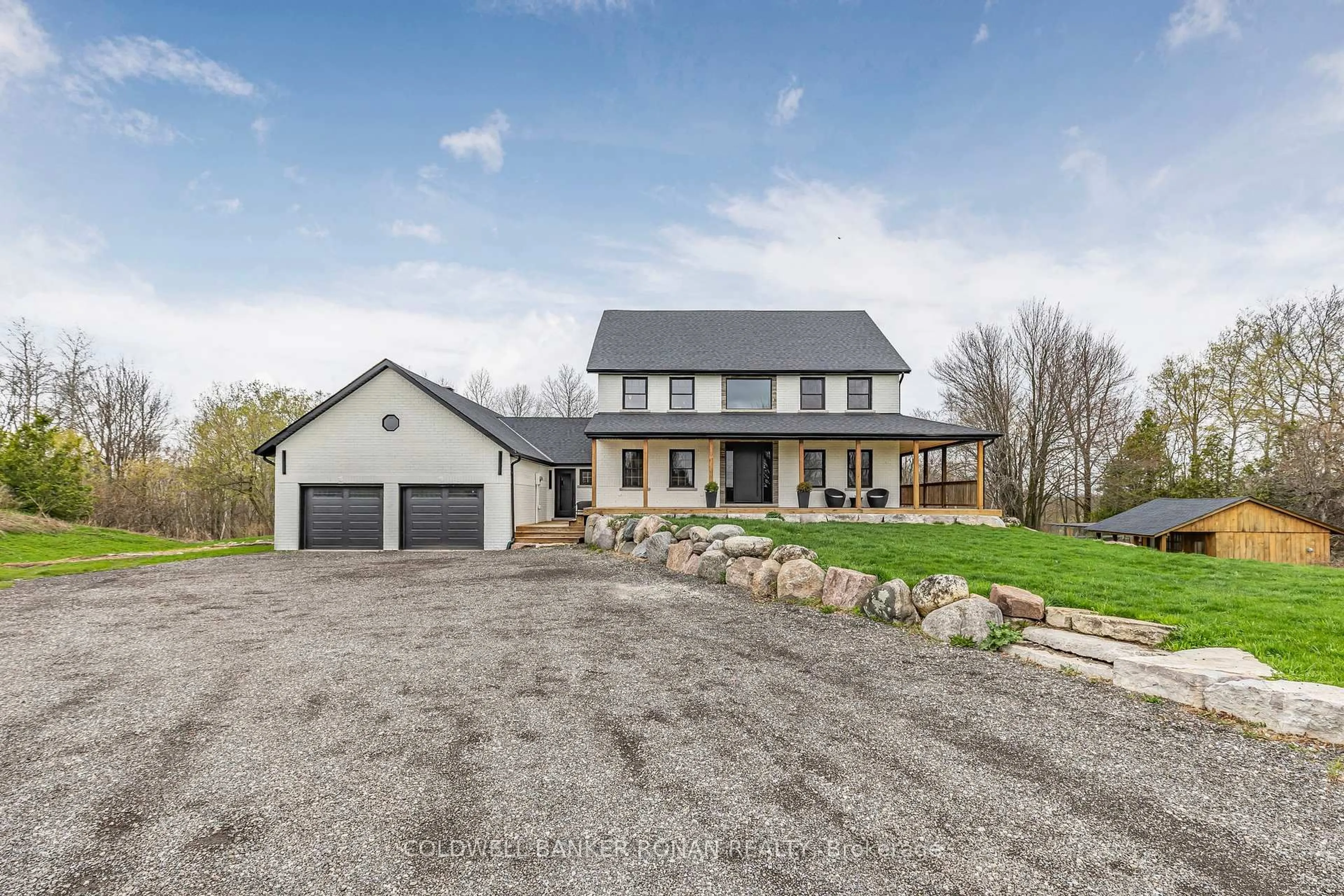 A pic from outside/outdoor area/front of a property/back of a property/a pic from drone, unknown for 2998 Concession Rd 4 N/A, Adjala-Tosorontio Ontario L0G 1L0