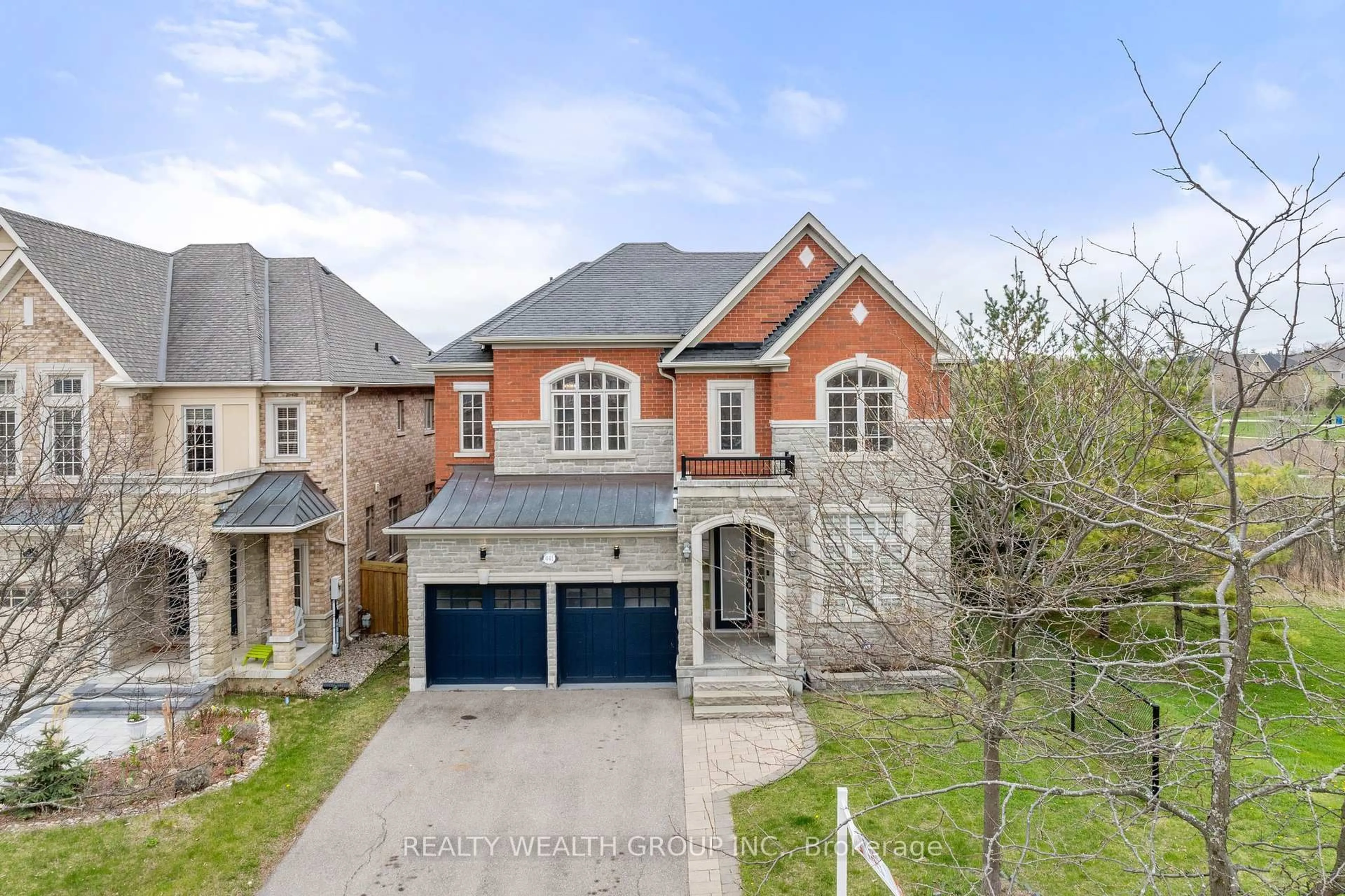 Home with brick exterior material, street for 441 Marc Santi Blvd, Vaughan Ontario L6A 4C9