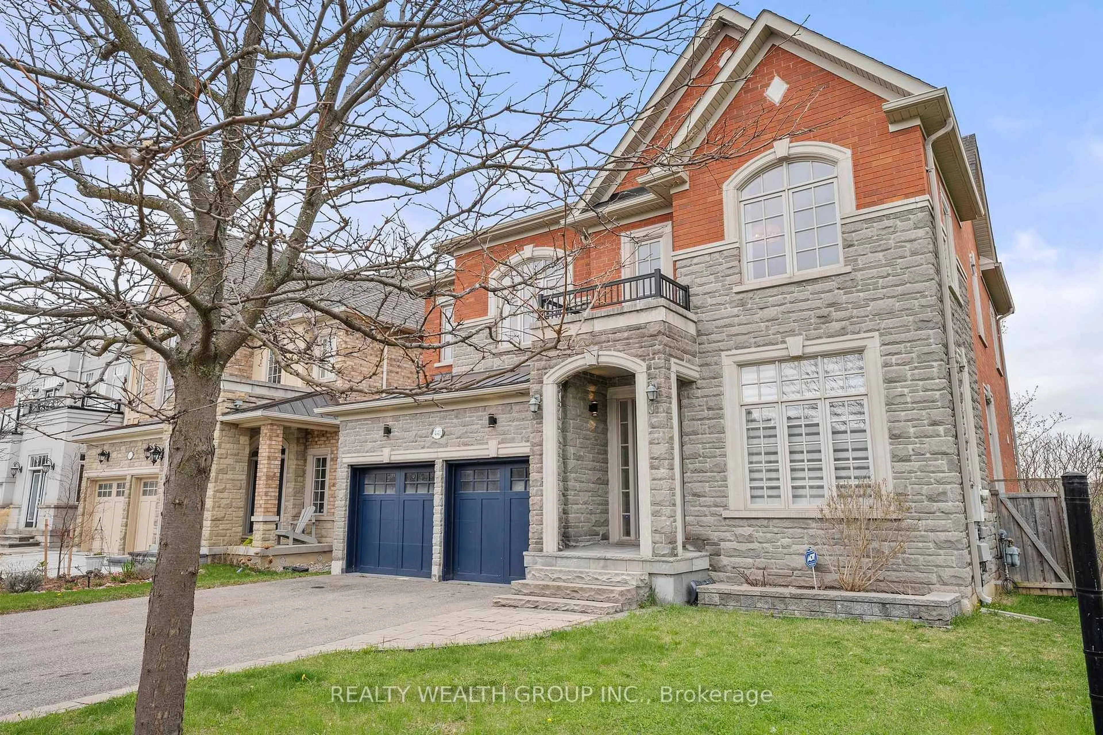 Home with brick exterior material, street for 441 Marc Santi Blvd, Vaughan Ontario L6A 4C9