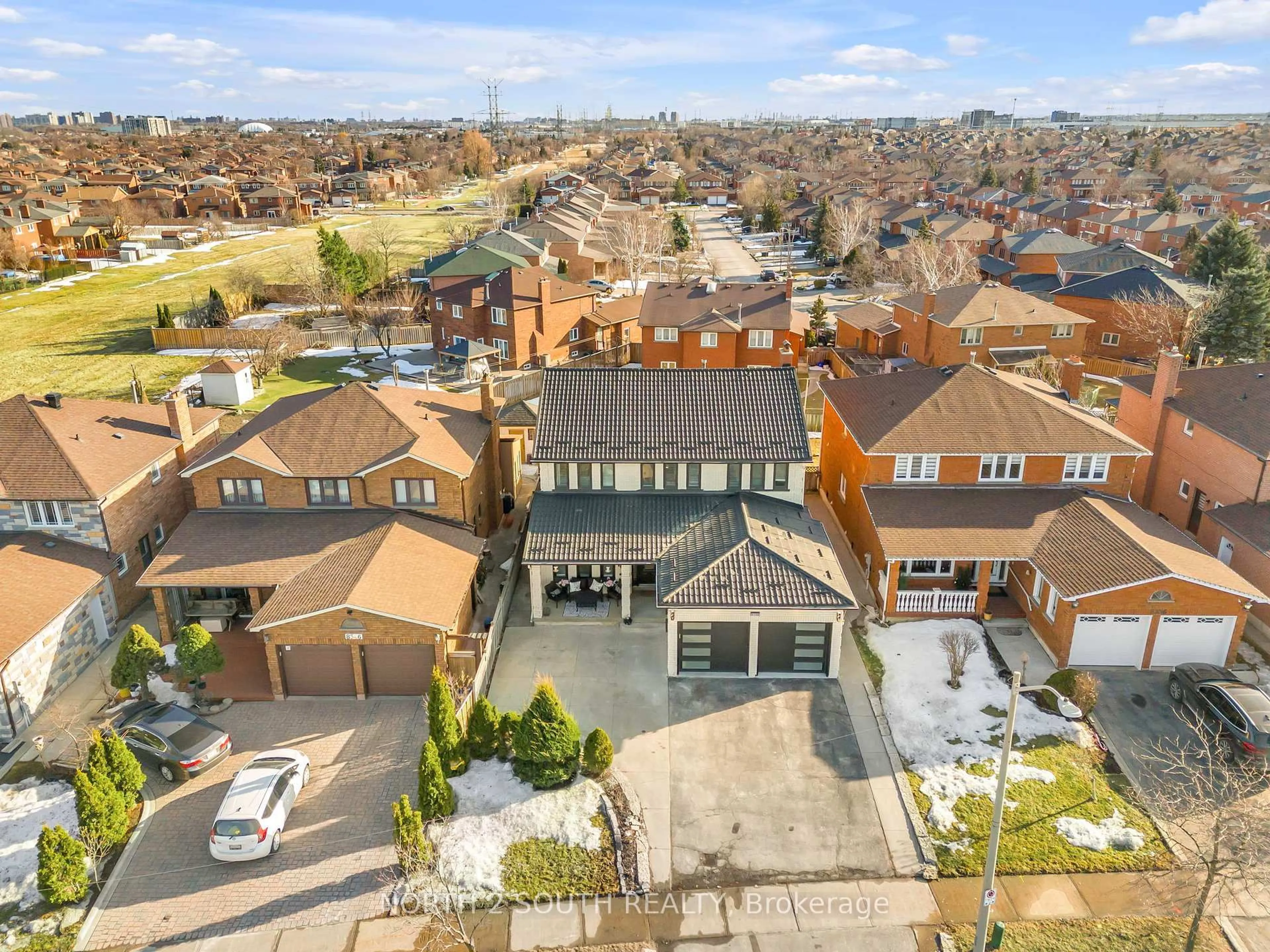A pic from outside/outdoor area/front of a property/back of a property/a pic from drone, city buildings view from balcony for 8350 Martin Grove Rd, Vaughan Ontario L4L 6H1
