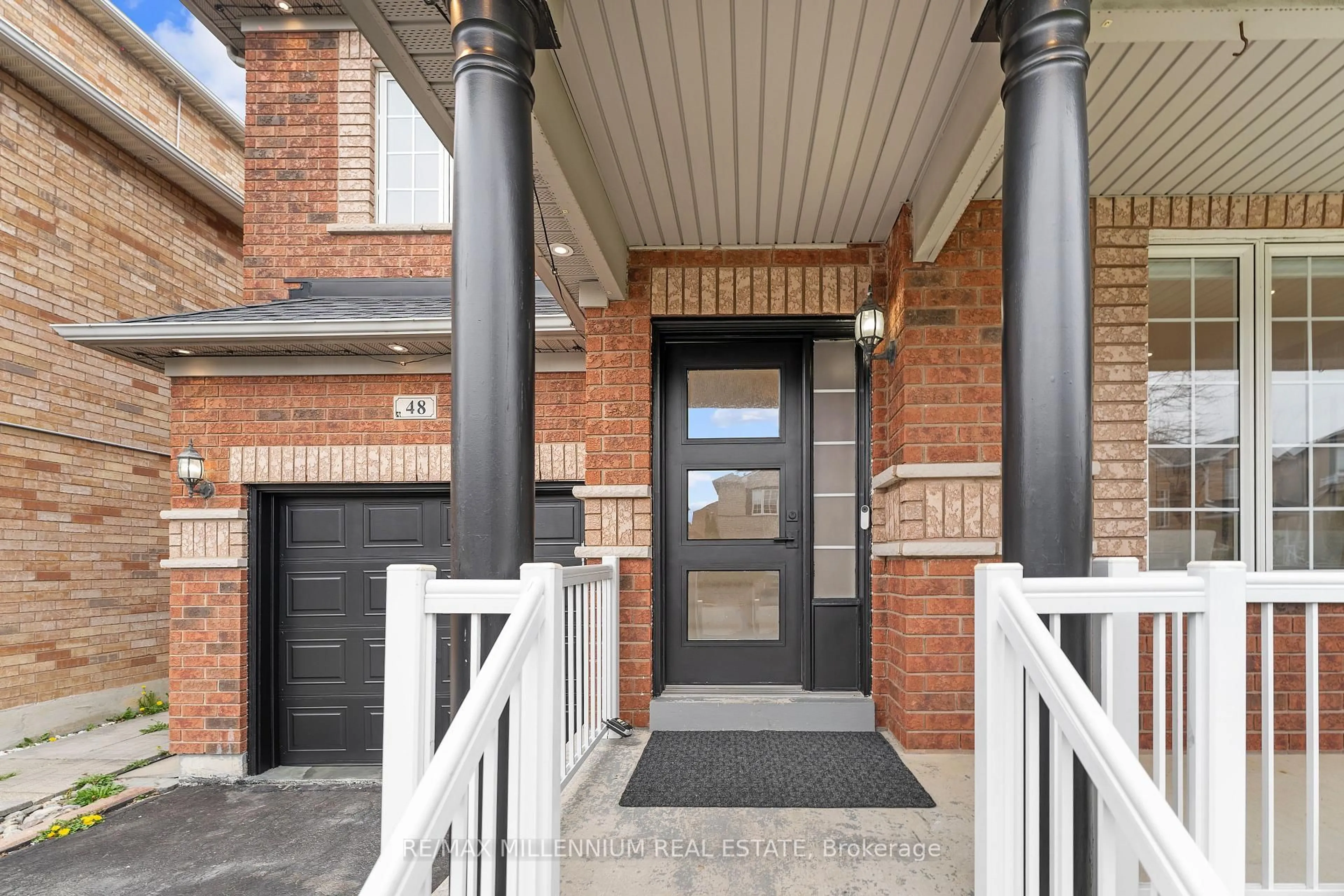 Home with brick exterior material, street for 48 Thicket Tr, Vaughan Ontario L4H 1Y1