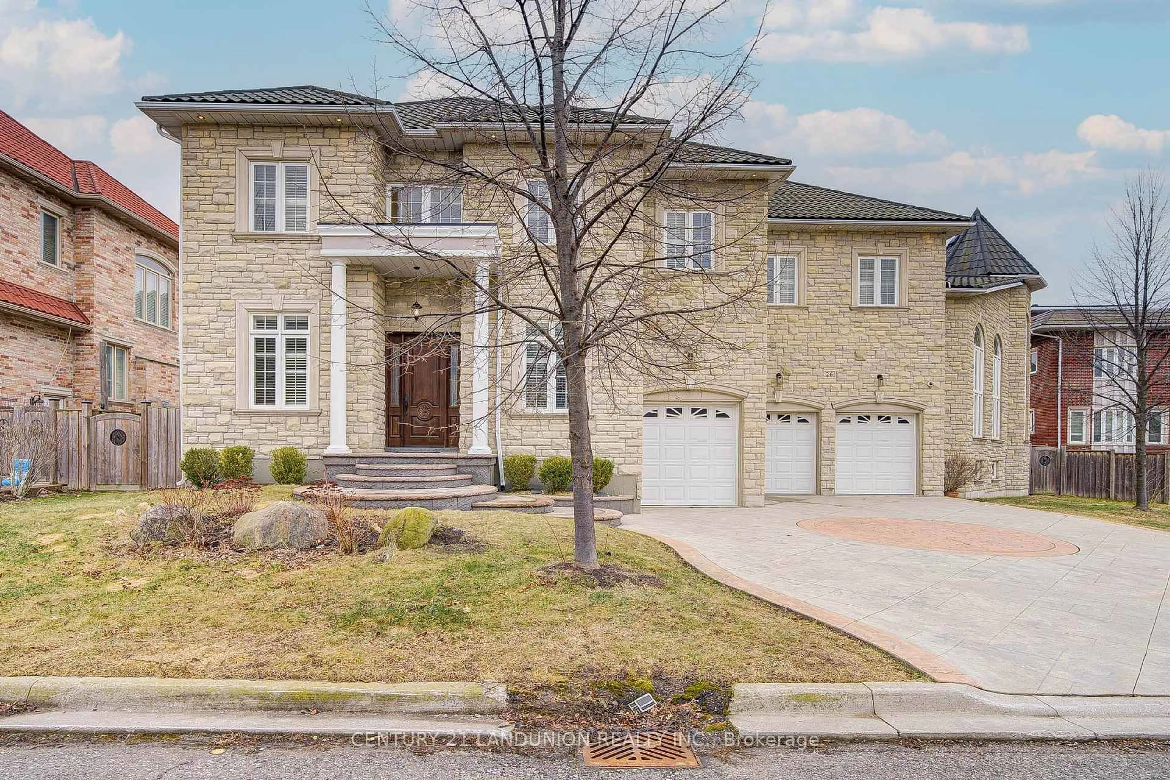Home with brick exterior material, street for 26 Alai Circ, Markham Ontario L3R 1E2