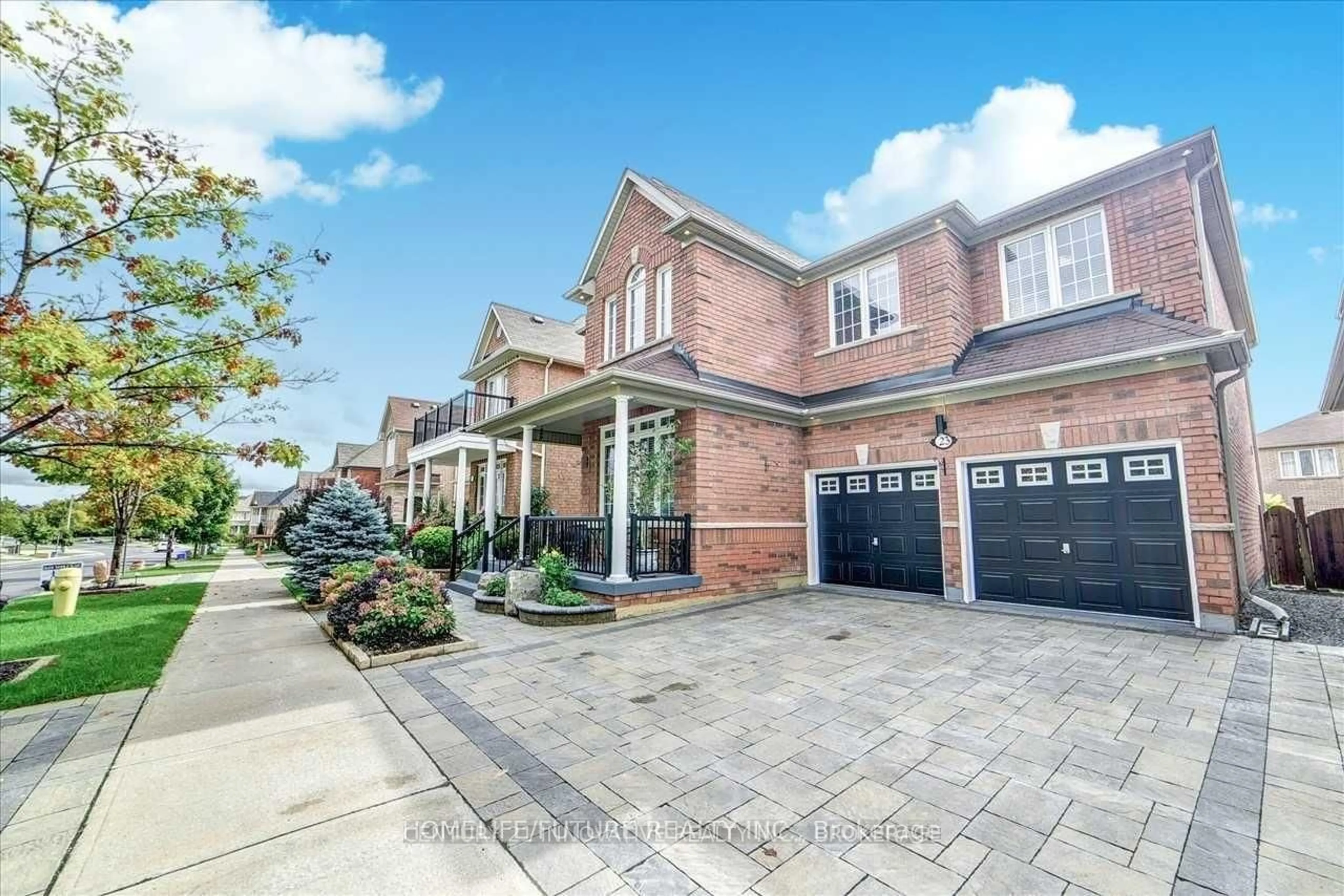 Home with brick exterior material, street for 23 Oakborough Dr, Markham Ontario L6B 0H3