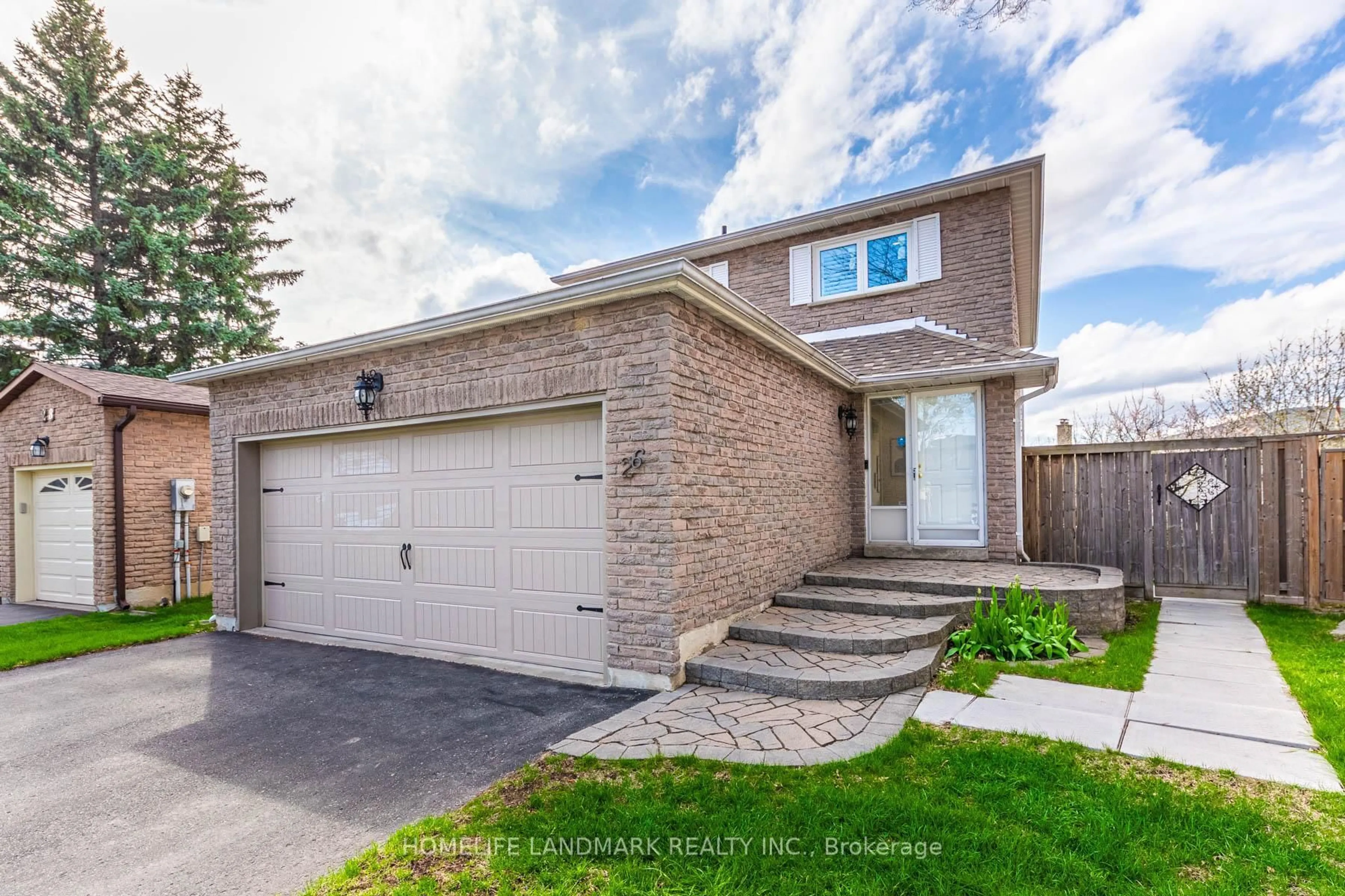 Home with brick exterior material, street for 26 Mercer Cres, Markham Ontario L3P 4K3