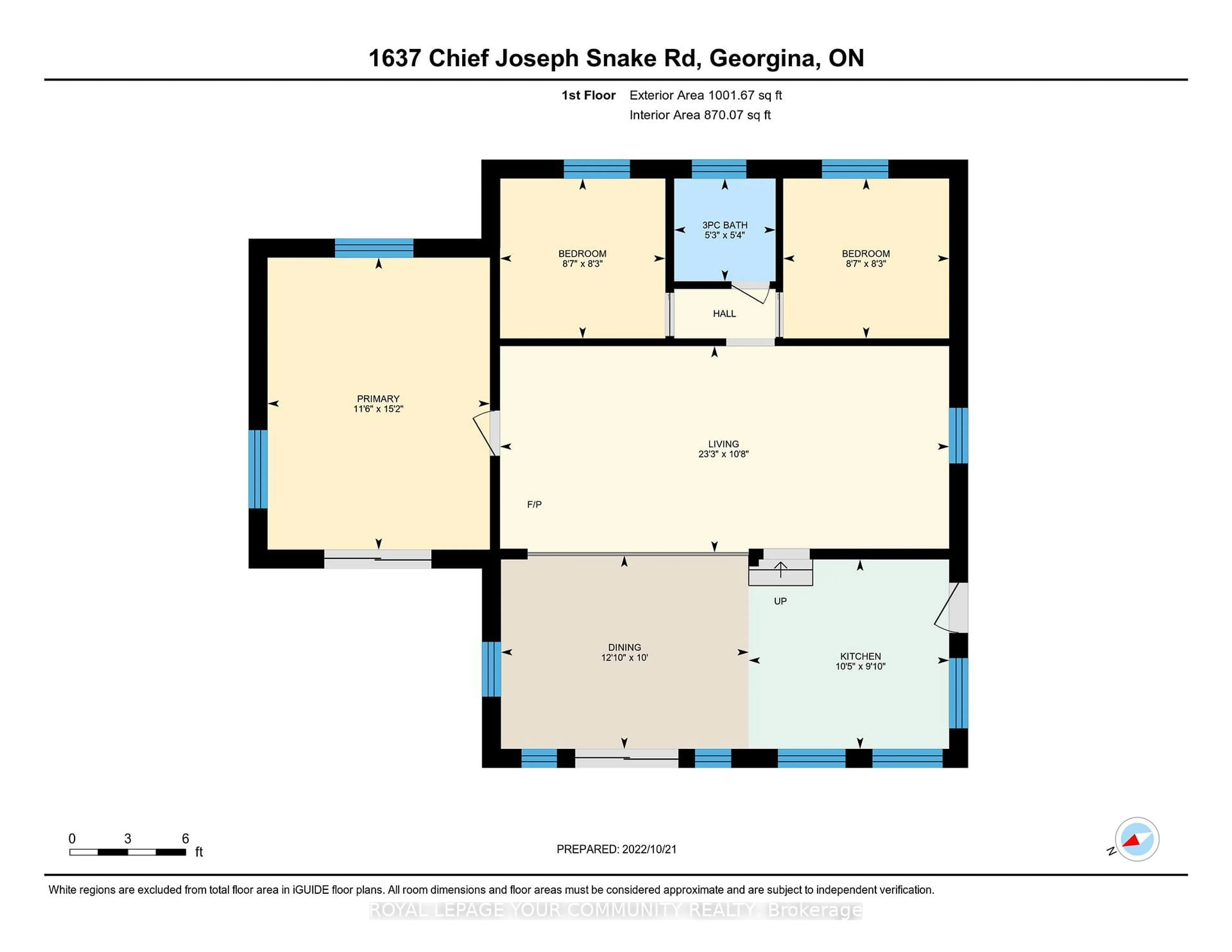 Floor plan for 1637 Chief Joseph Snake Rd, Georgina Islands Ontario L0E 1R0