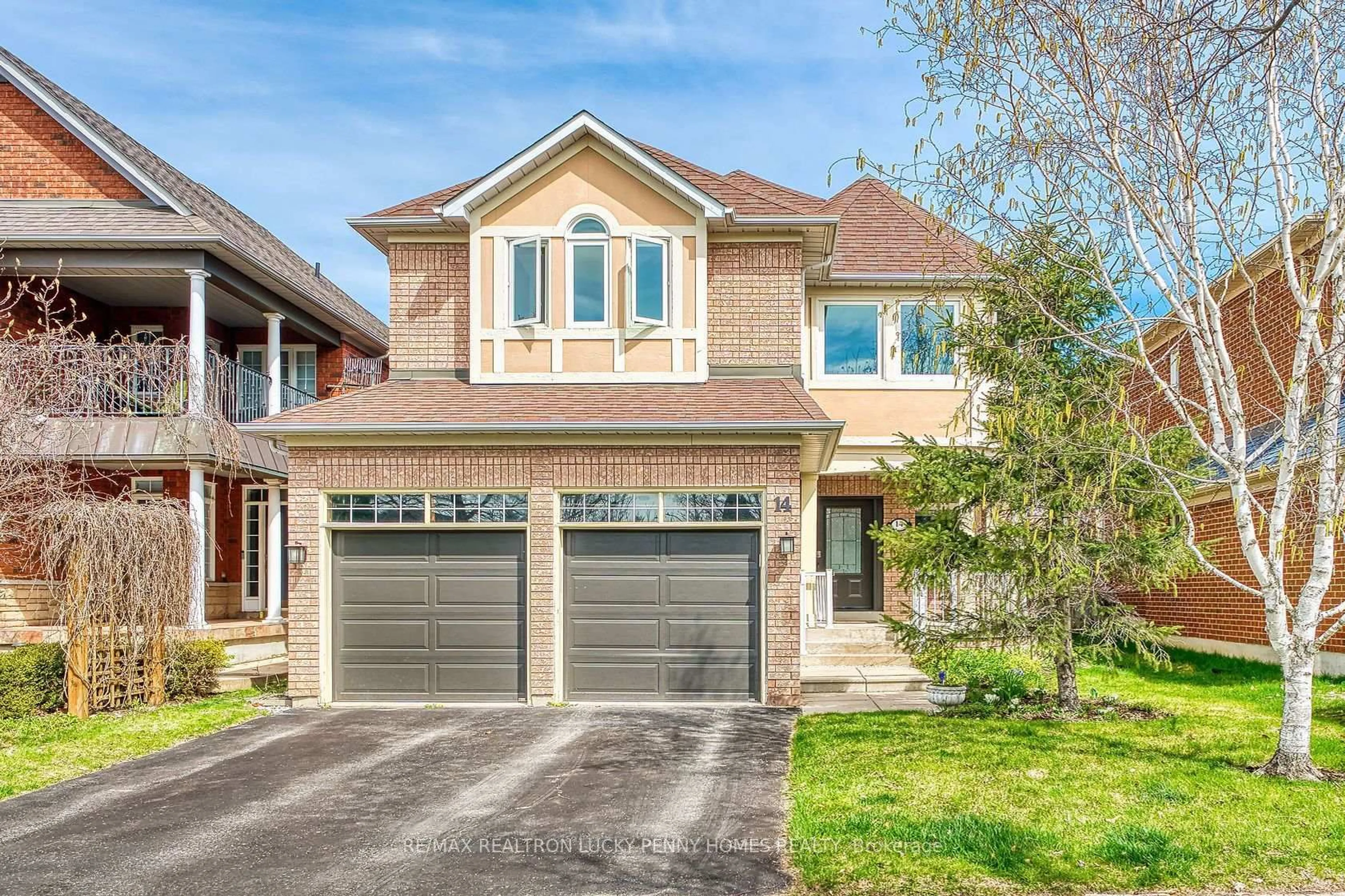 Home with brick exterior material, street for 14 Kaitlin Dr, Richmond Hill Ontario L4E 3W6