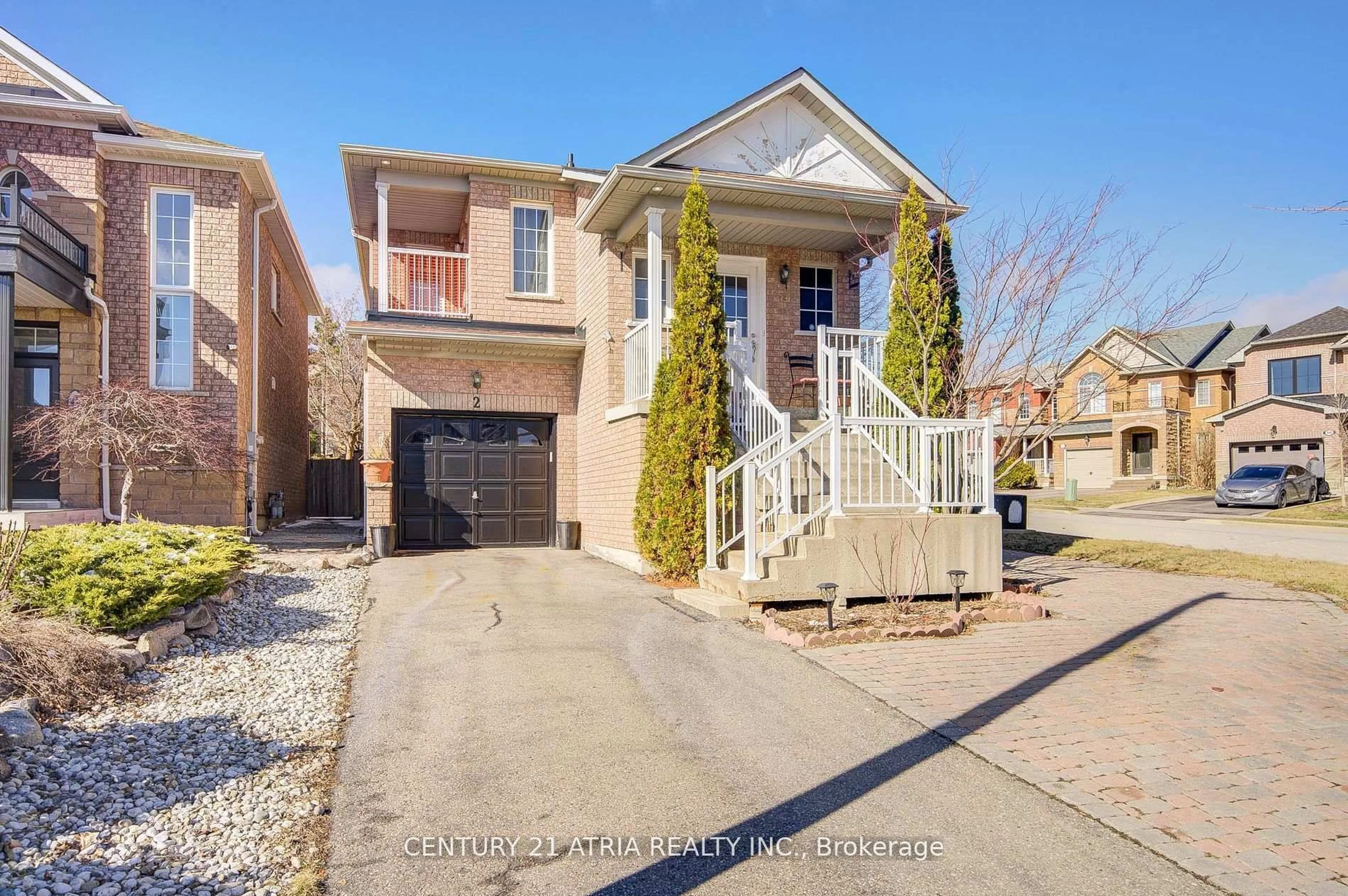 Home with brick exterior material, street for 2 Goyo Gate, Vaughan Ontario L6A 3T5
