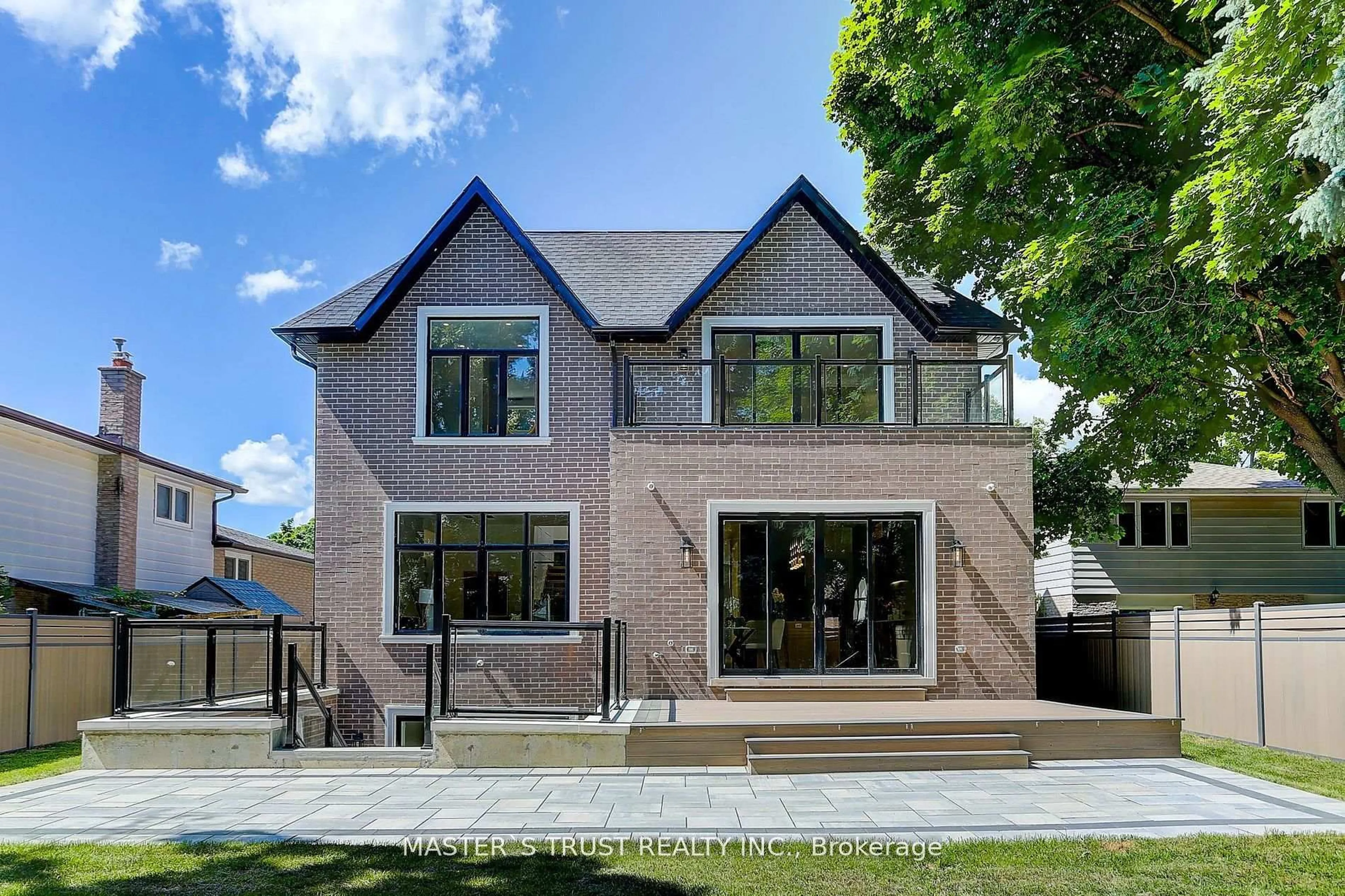 Home with brick exterior material, street for 161 Fitzgerald Ave, Markham Ontario L3R 1R7