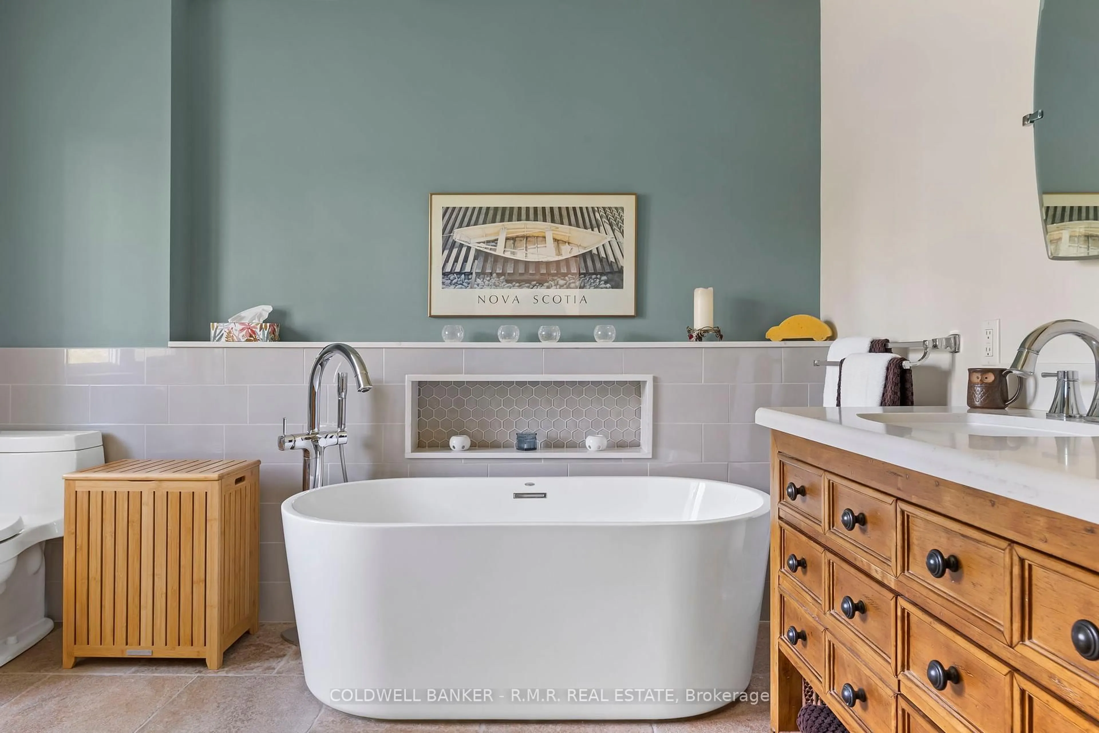 Contemporary bathroom, ceramic/tile floor for 6209 5th Concession, Uxbridge Ontario L9P 1R1