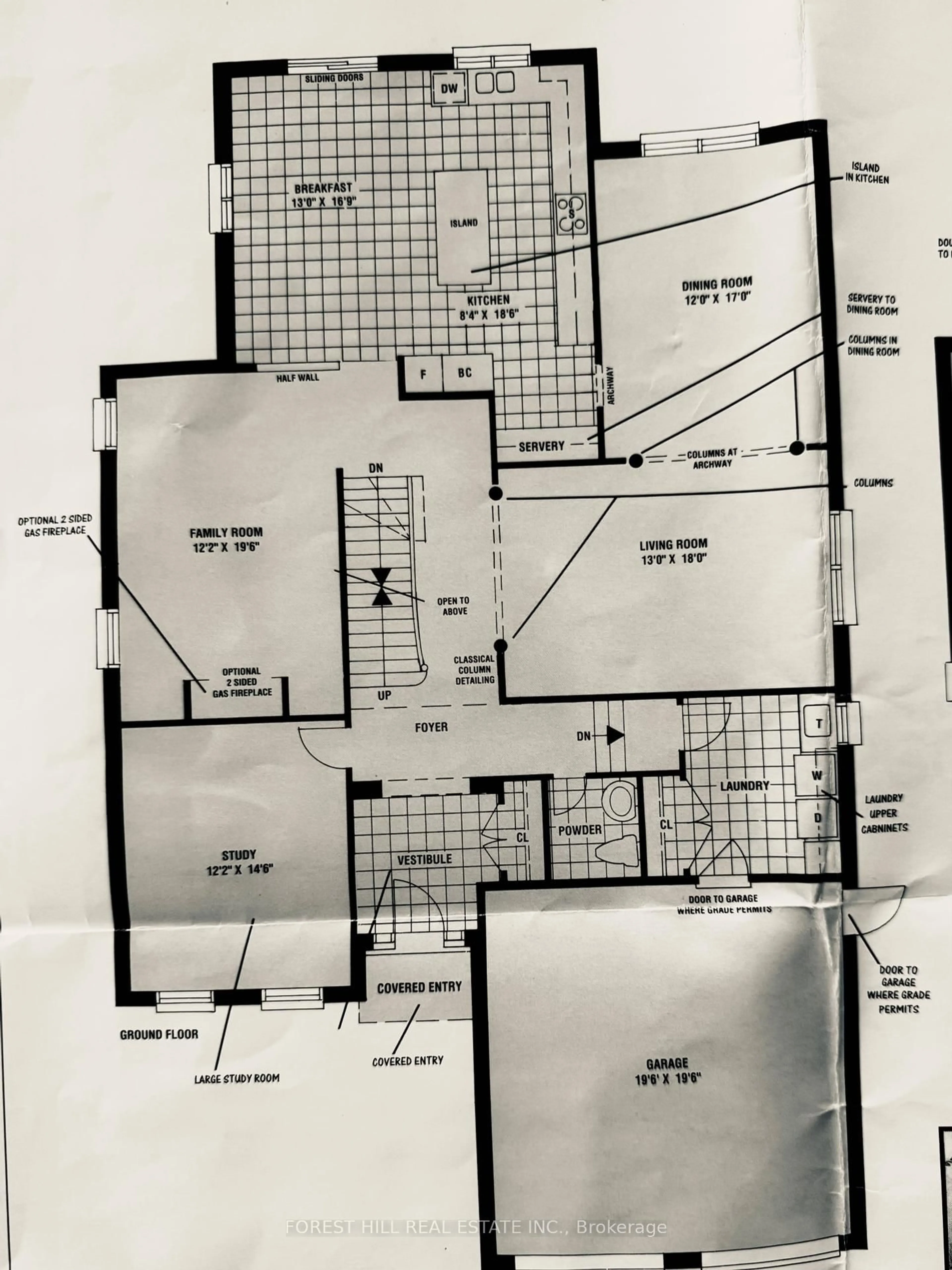 Floor plan for 66 Sanibel Cres, Vaughan Ontario L4J 8K7