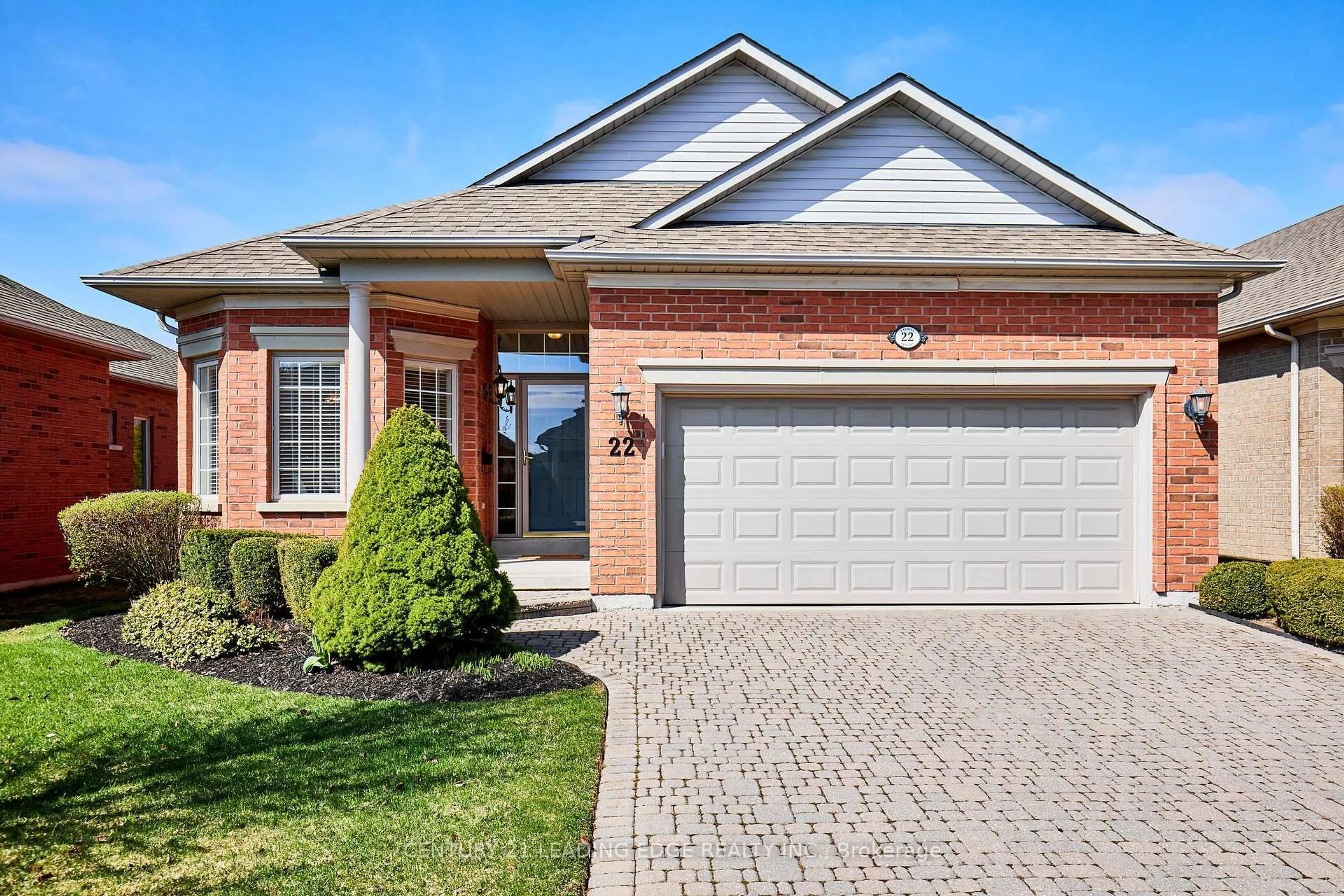 Home with brick exterior material, street for 22 Faldos Flight N/A, Whitchurch-Stouffville Ontario L4A 1M8