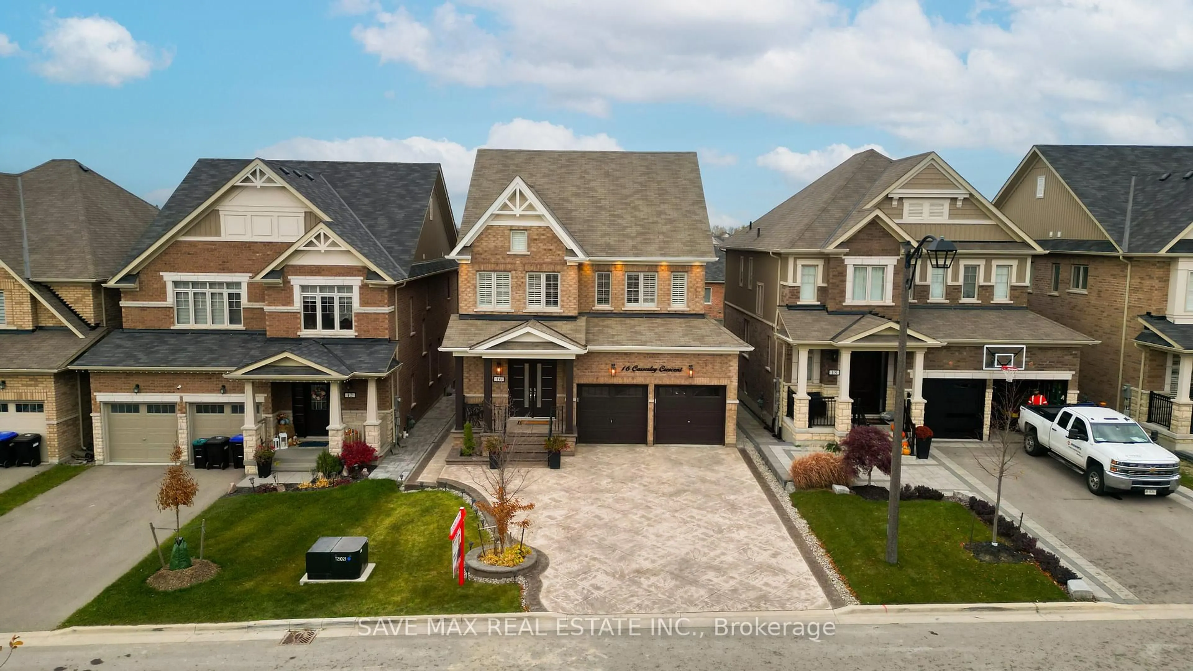 Home with brick exterior material, street for 16 Casserley Cres, New Tecumseth Ontario L0G 1W0