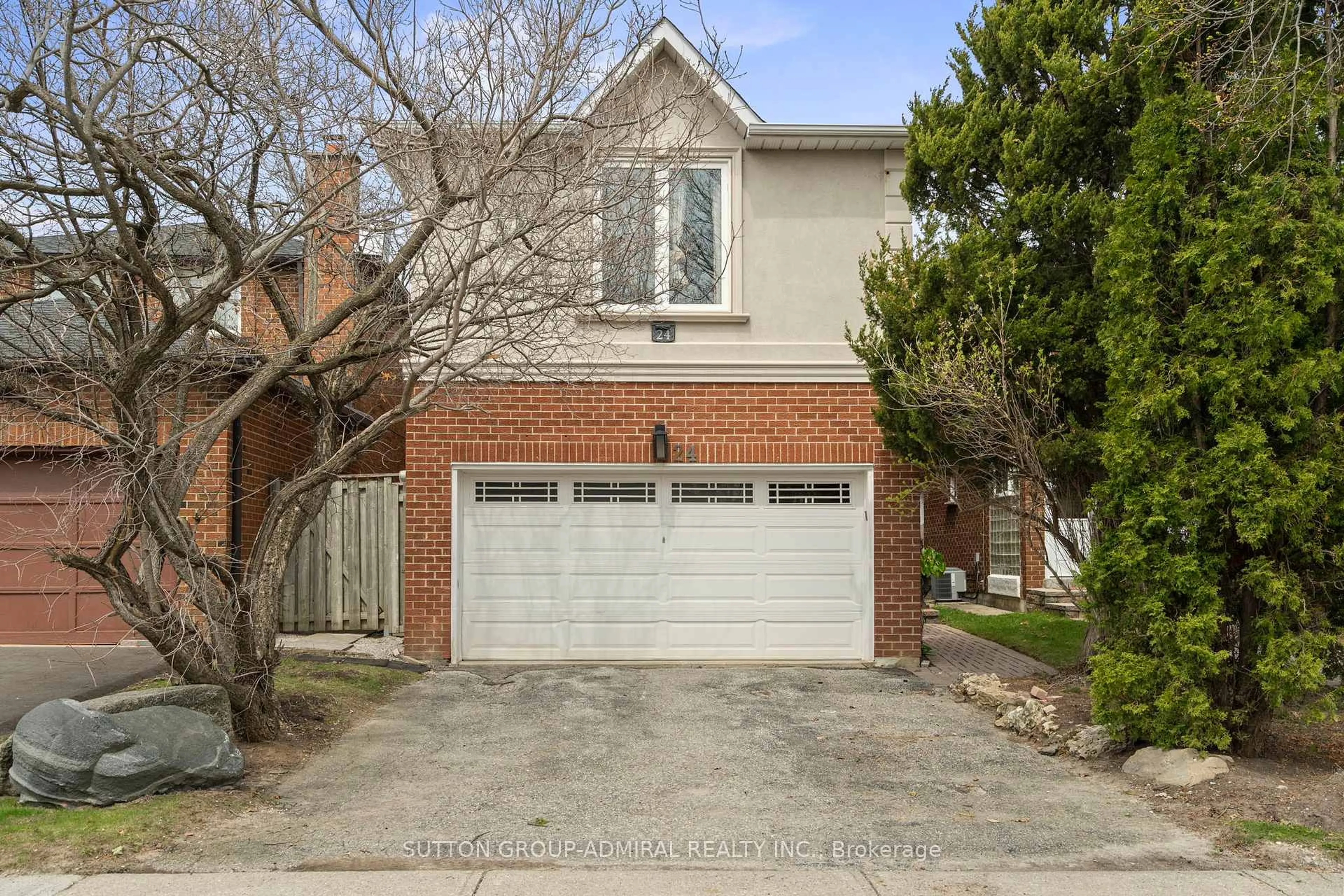 Home with brick exterior material, street for 24 Patrice Cres, Vaughan Ontario L4J 4Y8