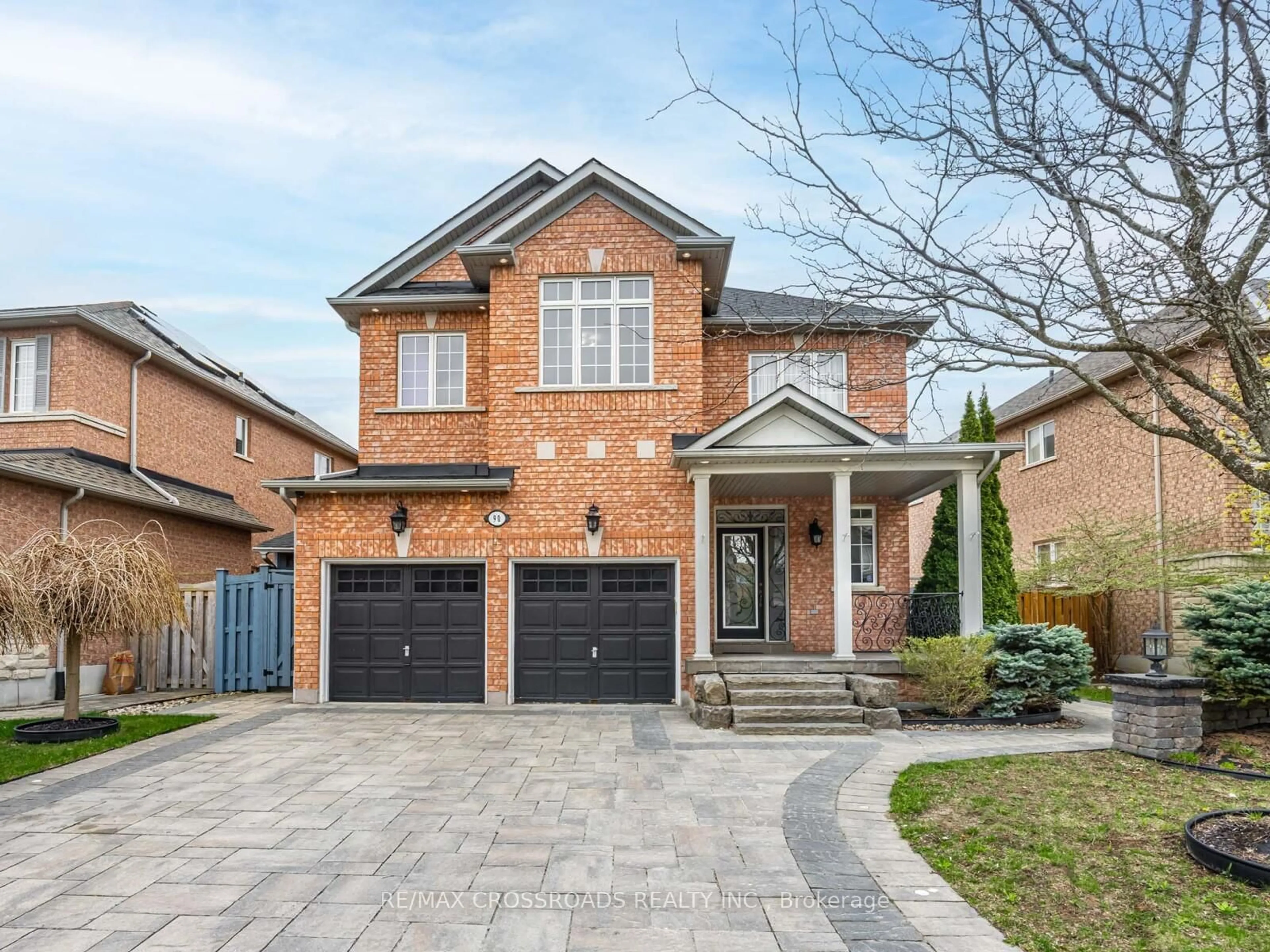 Home with brick exterior material, street for 90 Reginald Lamb Cres, Markham Ontario L6B 0B5