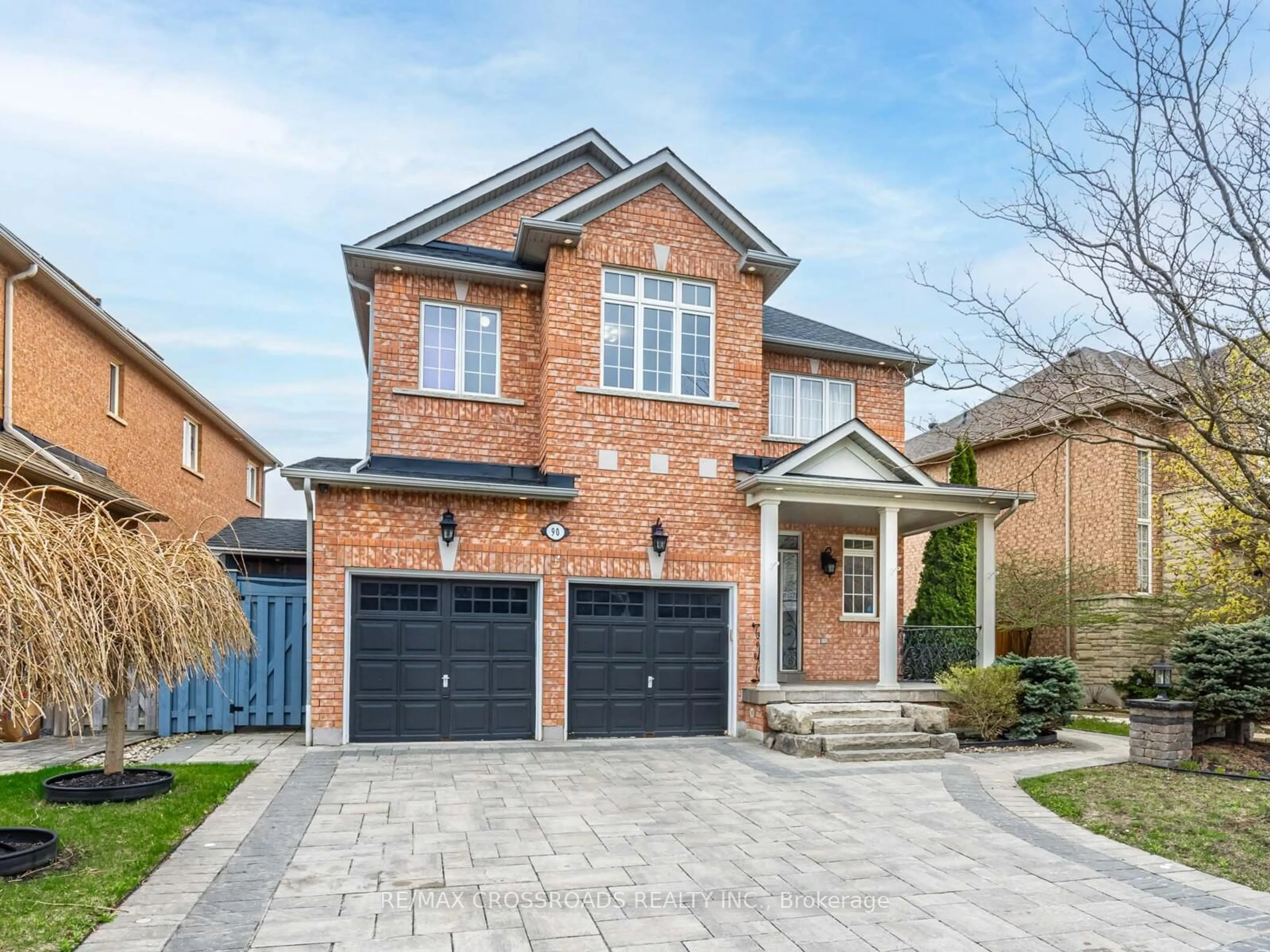Home with brick exterior material, street for 90 Reginald Lamb Cres, Markham Ontario L6B 0B5