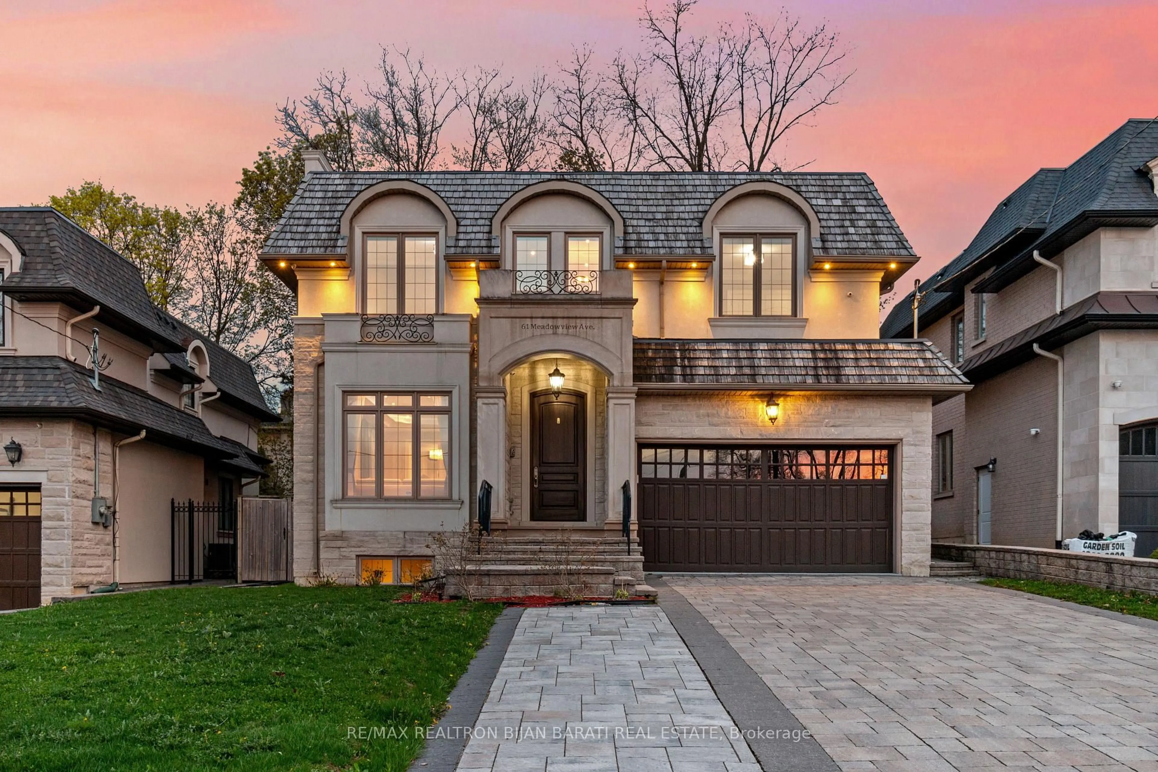 Home with brick exterior material, street for 61 Meadowview Ave, Markham Ontario L3T 1K6